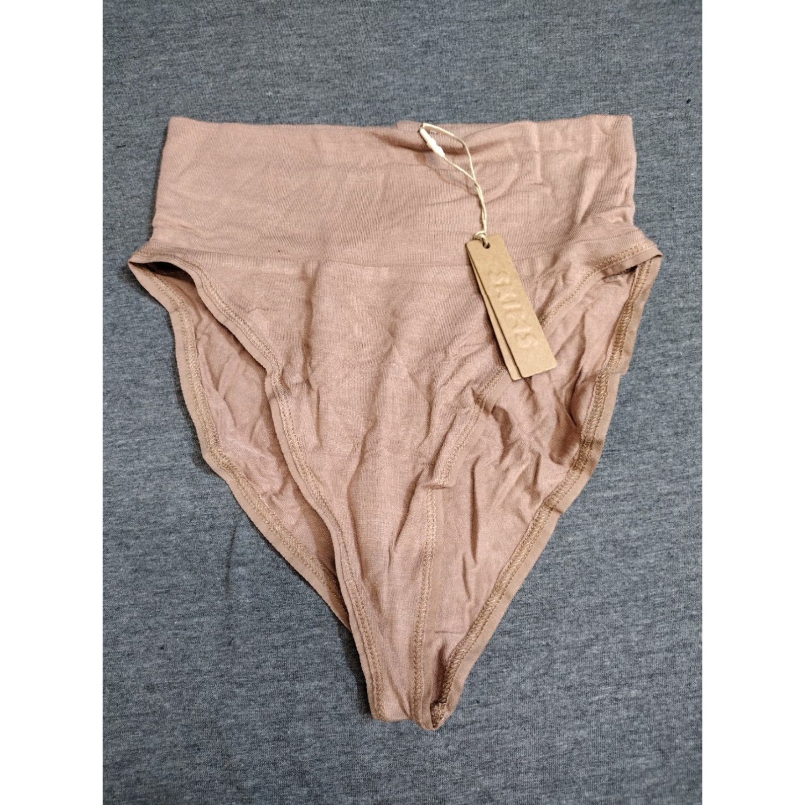 SKIMS SKIMS Sleep Brief Panties Women XS Sienna PN-BRF-0213 Color Solid Breathable, Lightweight High Rise Waistline Panties Womens XS Size 26" / US 2 / IT 38 - 2 Thumbnail