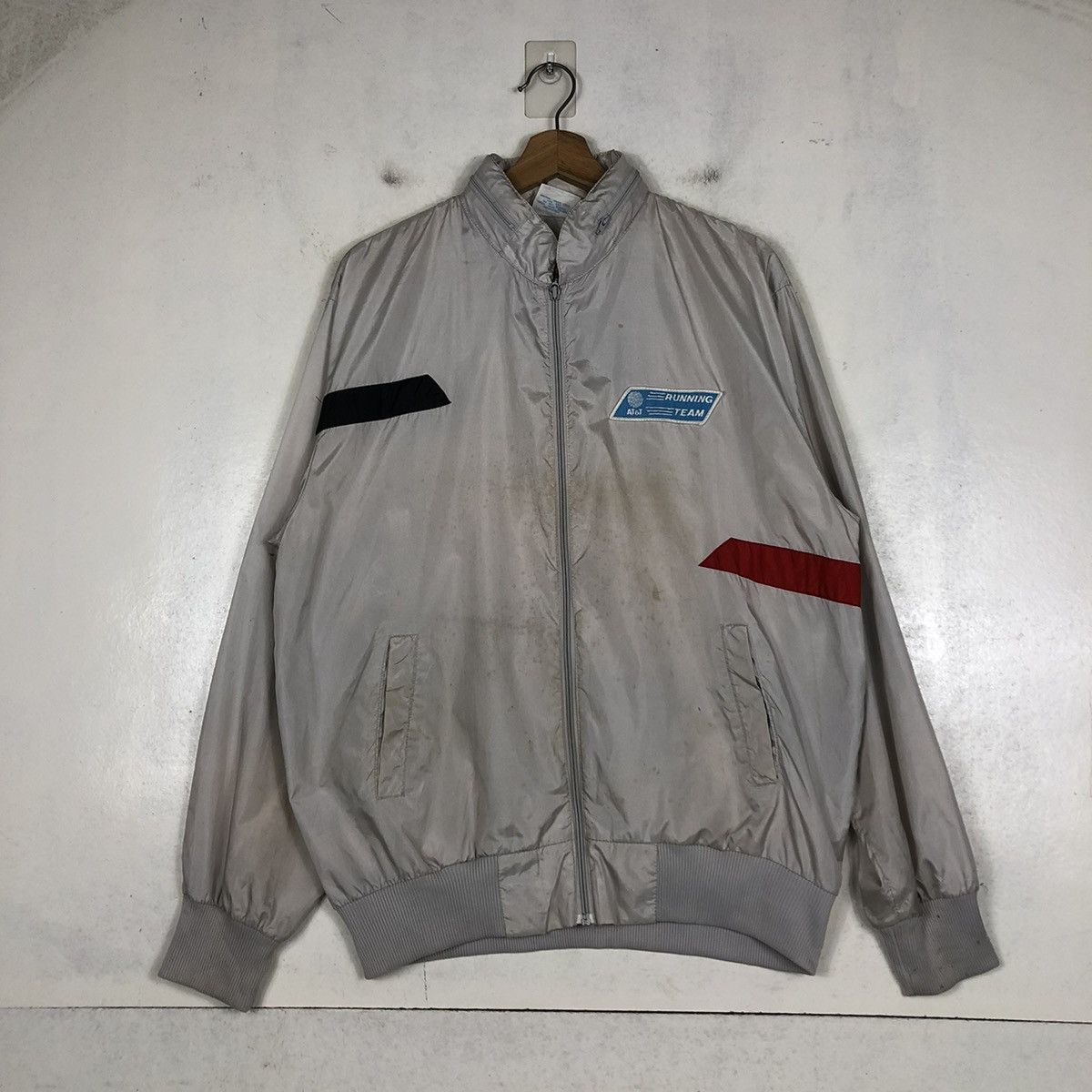 Adidas 📌VINTAGE ADIDAS ZIPPER JACKET RUNNING TEAM AT&T BIG LOGO Size US L / EU 52-54 / 3 - 2 Thumbnail