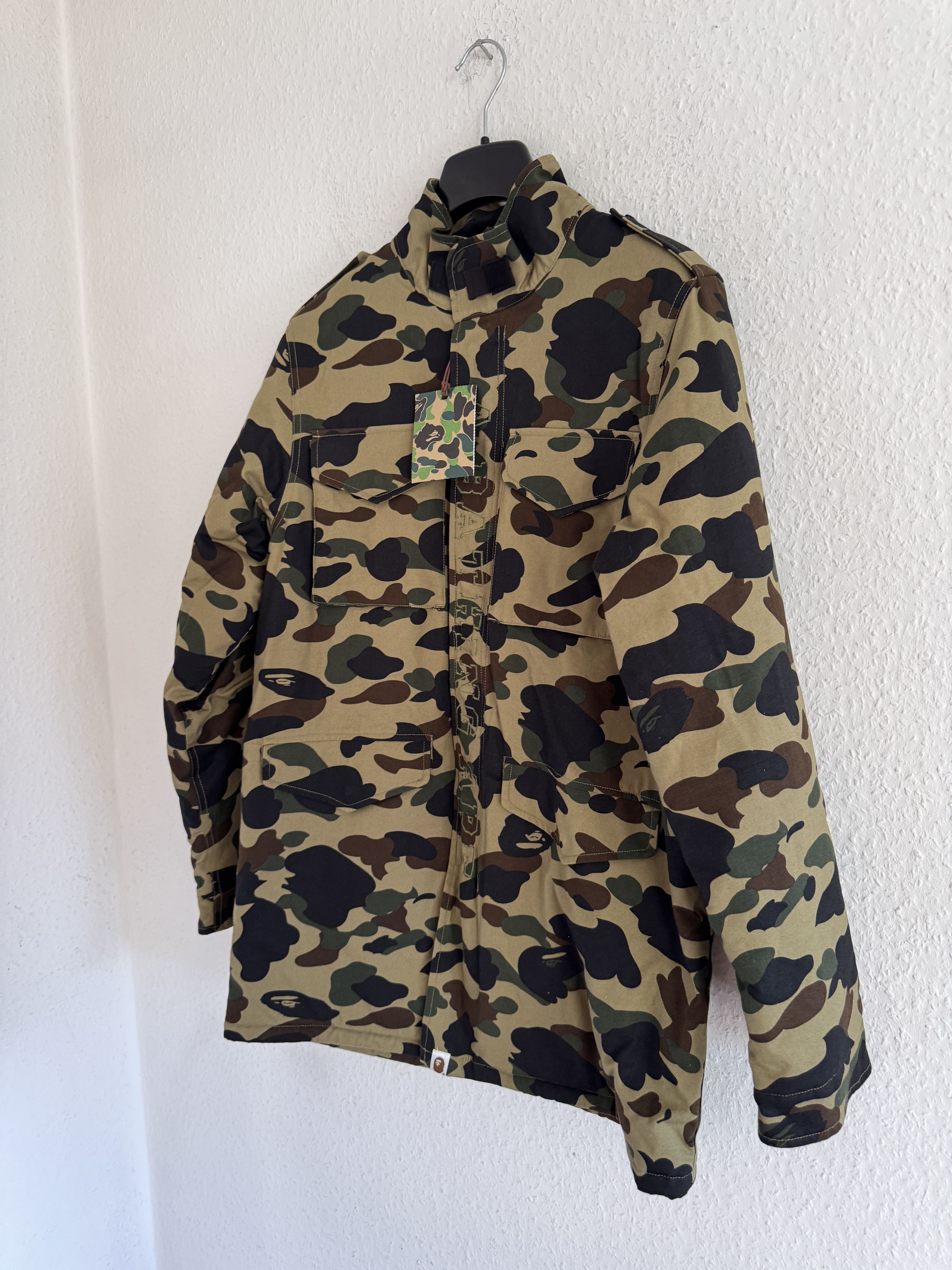 Bape Camo Duck Wide Long Jacket Size US XL / EU 56 / 4 - 10 Thumbnail