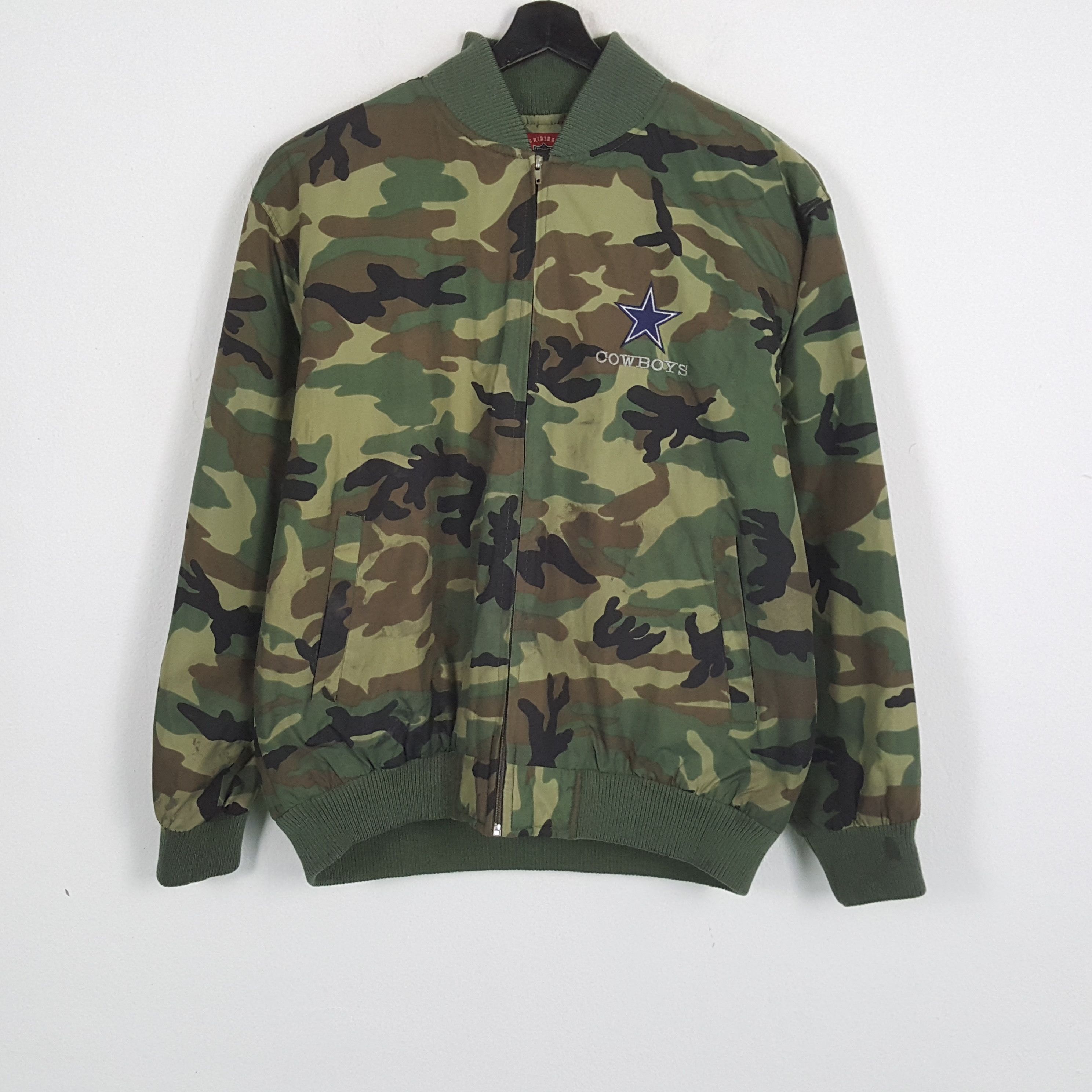 NFL Dallas COWBOYS NFL REEBOK Jacket Camo Design Style Size US XXL / EU 58 / 5 - 3 Thumbnail