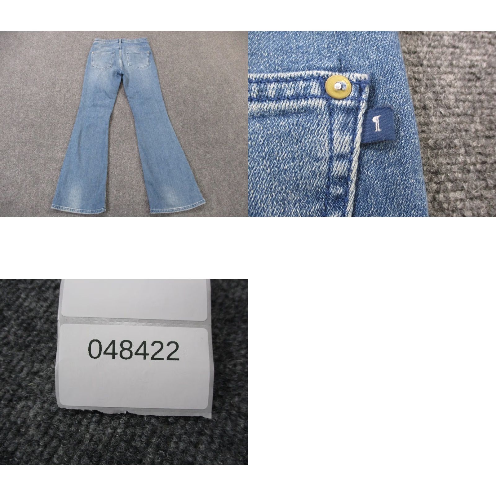 Vintage Pilcro Jeans Womens 27 Denim Icon Flared Bootcut Distressed Faded Anthroologie Size 28" / US 6 / IT 42 - 9 Thumbnail