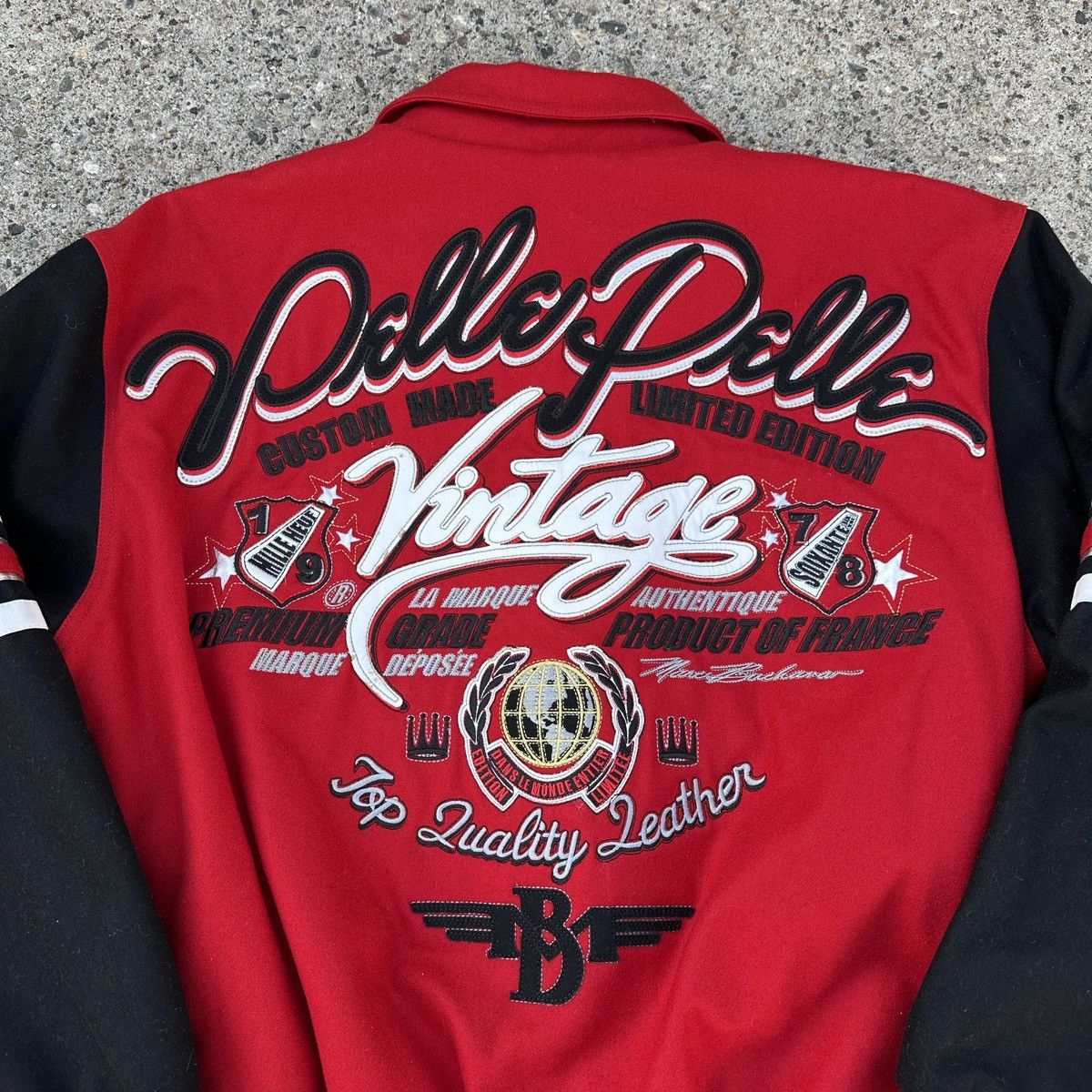 Pelle Pelle Vintage Pelle Pelle varsity jacket Size US XXL / EU 58 / 5 - 3 Thumbnail