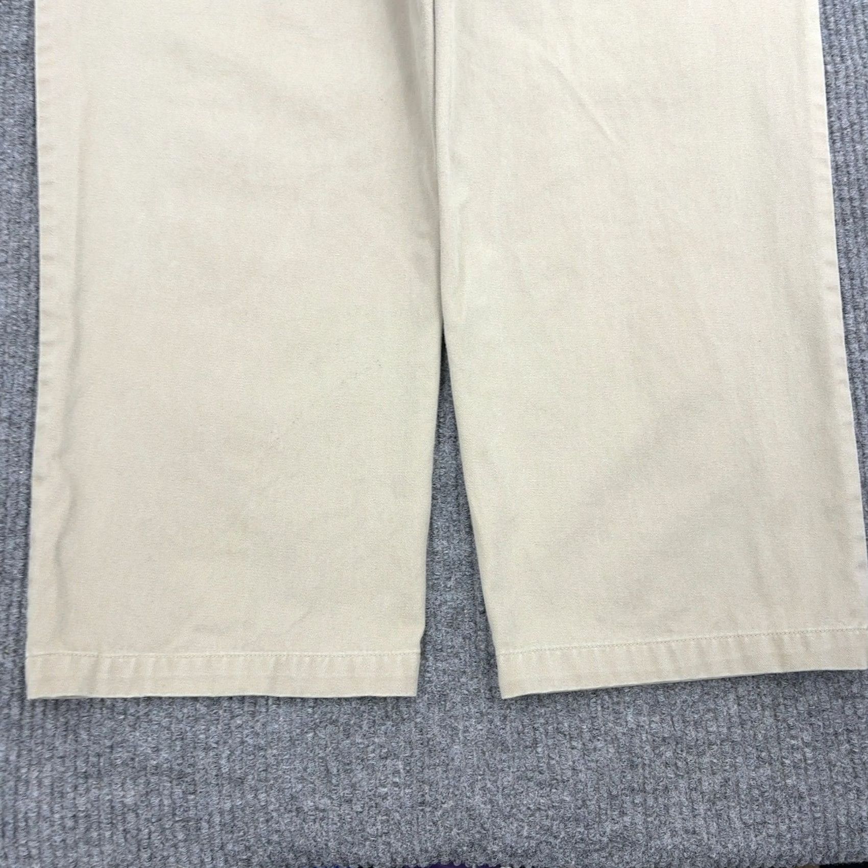 Ralph Lauren Lauren Ralph Lauren Pants Mens 37x29 Khaki 100% Cotton Pleated Chinos Classic Pants Mens 37 Khaki Cotton Pleated Chinos Classic Size US 37 - 6 Thumbnail