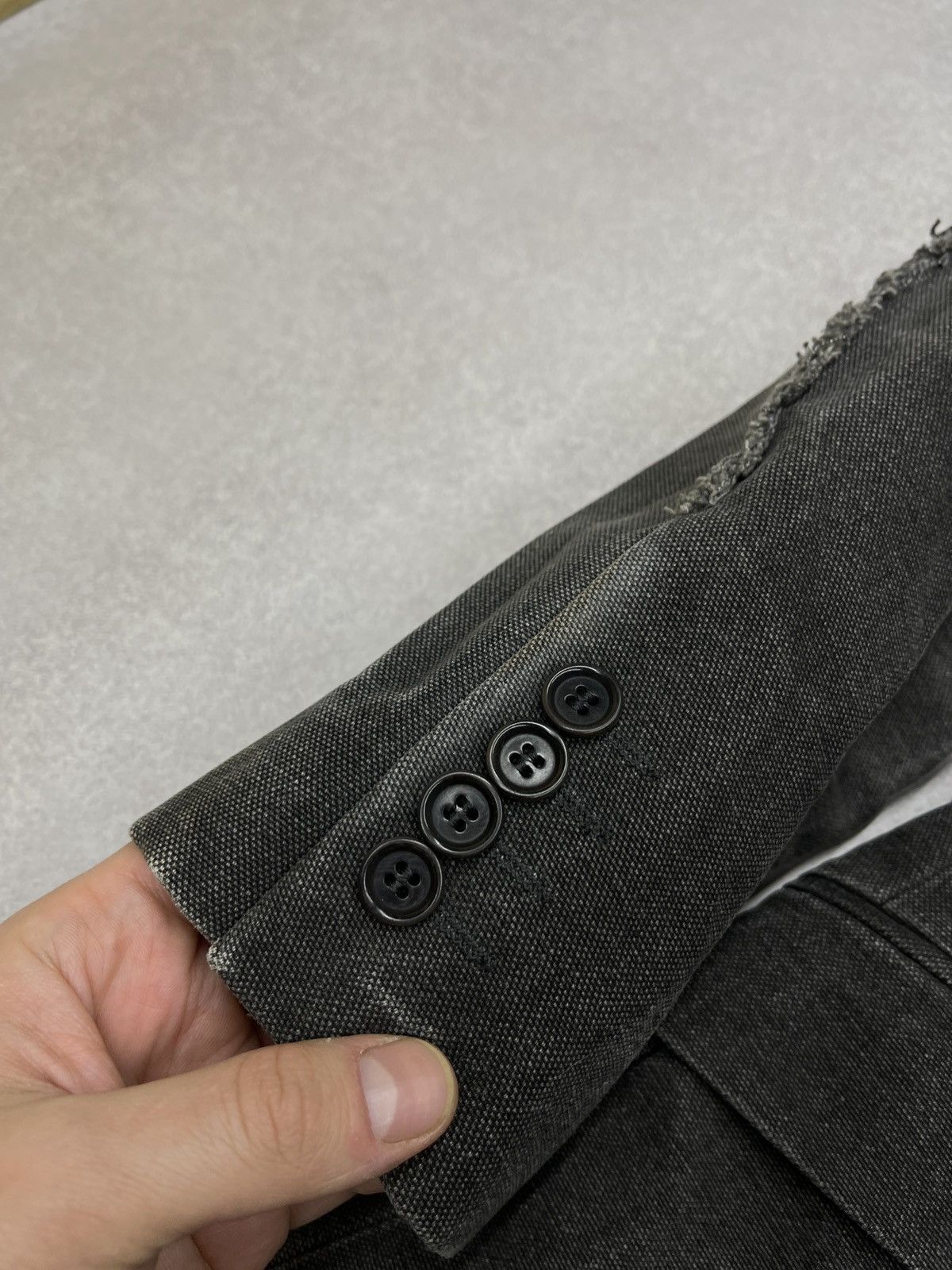 Allsaints Vintage AllSaints Avant Garde Blazer Grey Italy Brunswick Size 46R - 14 Thumbnail