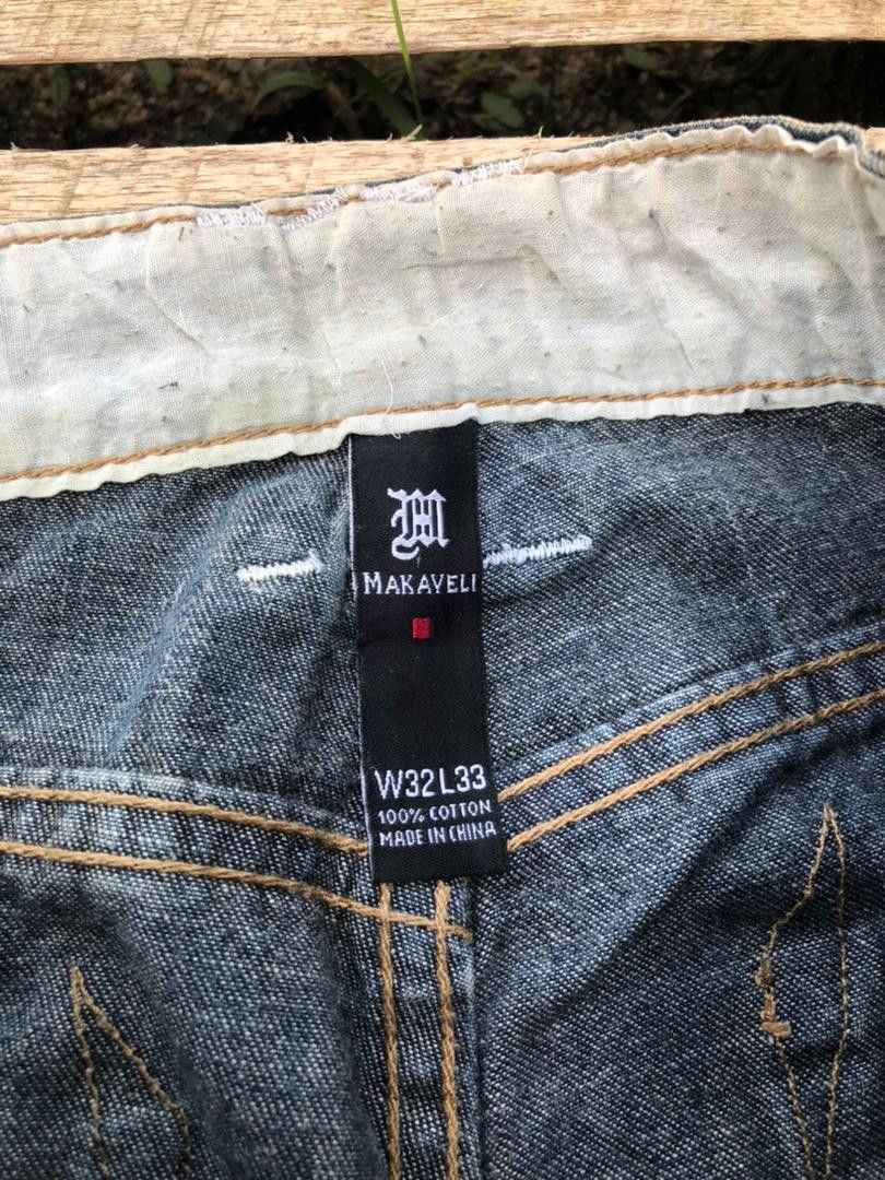 Makaveli × Vintage Vintage Makaveli Tupac Shakur Denim Jeans Size US 32 / EU 48 - 4 Thumbnail