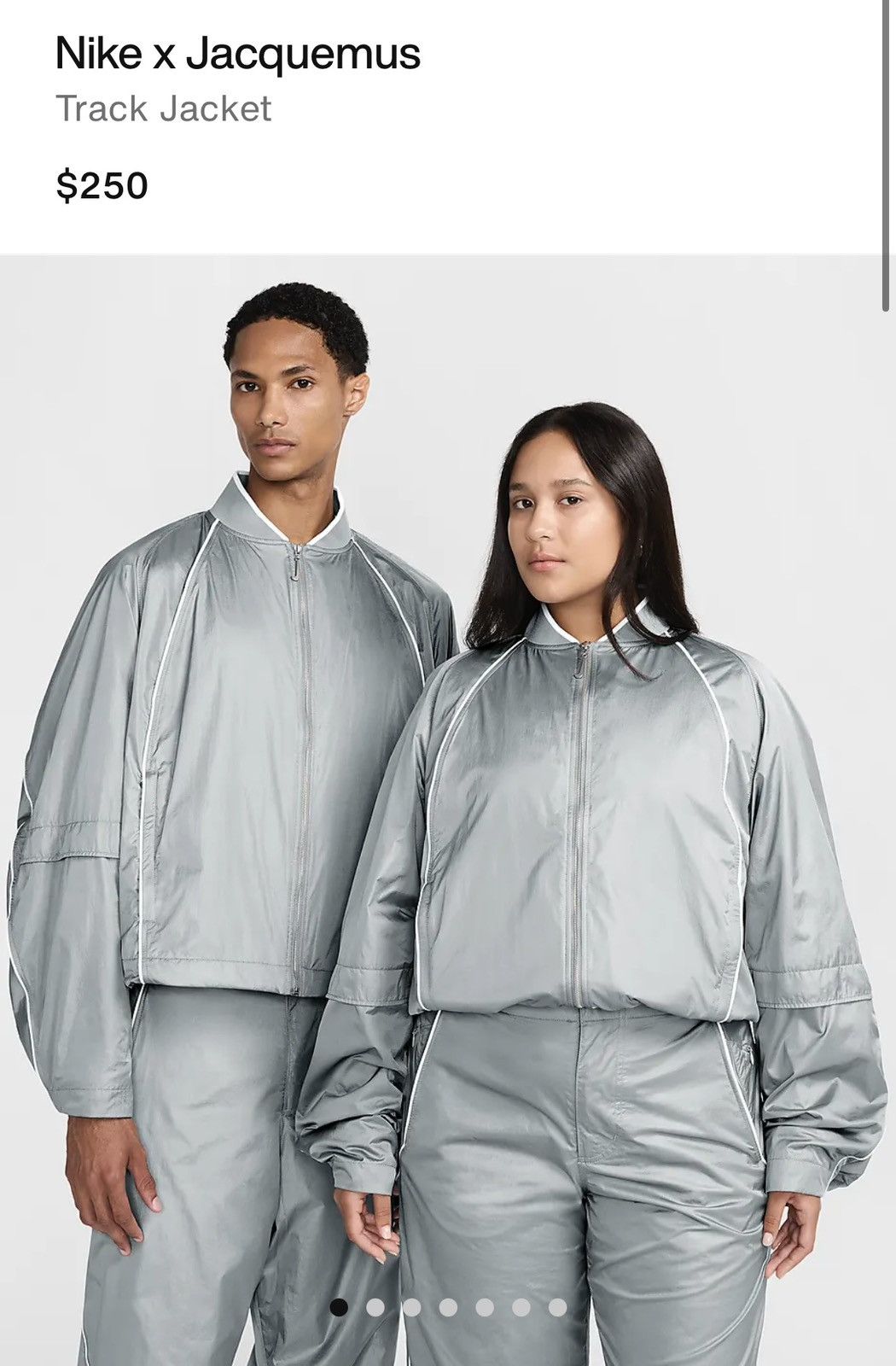 Jacquemus × Nike Nike X Jacquemus Track Jacket Size US XL / EU 56 / 4 - 2 Thumbnail