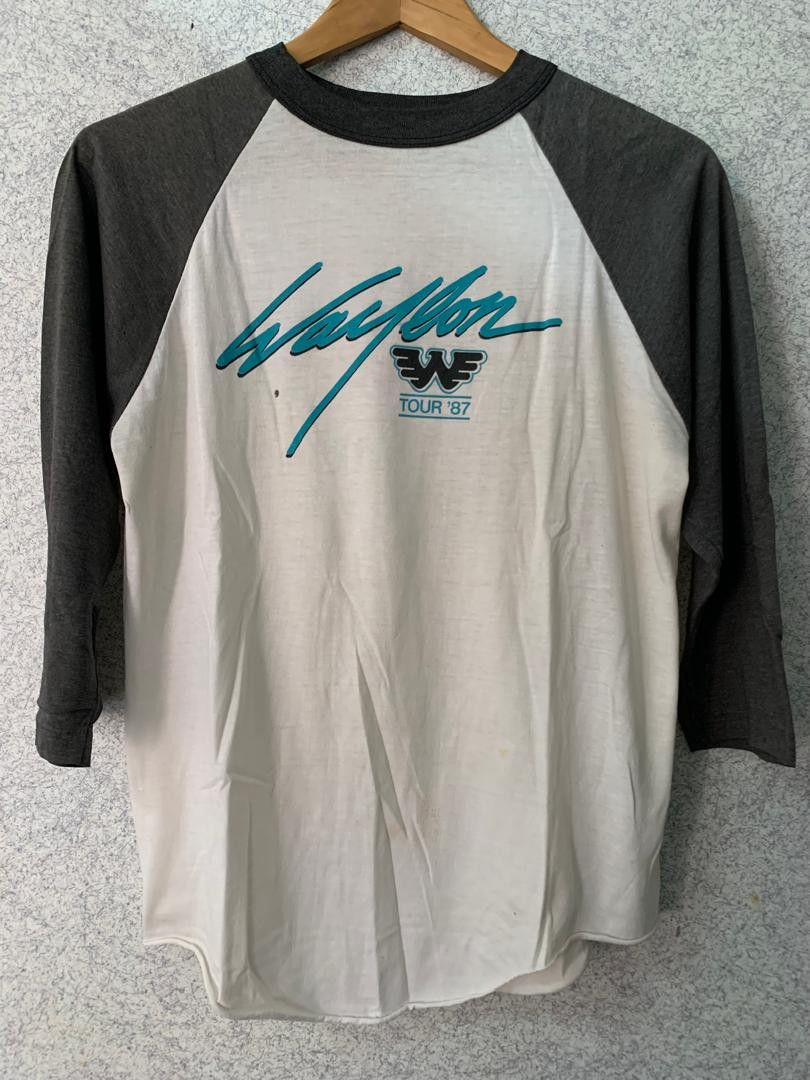 Band Tees × Vintage Vintage band Waylon Size US M / EU 48-50 / 2 - 1 Thumbnail