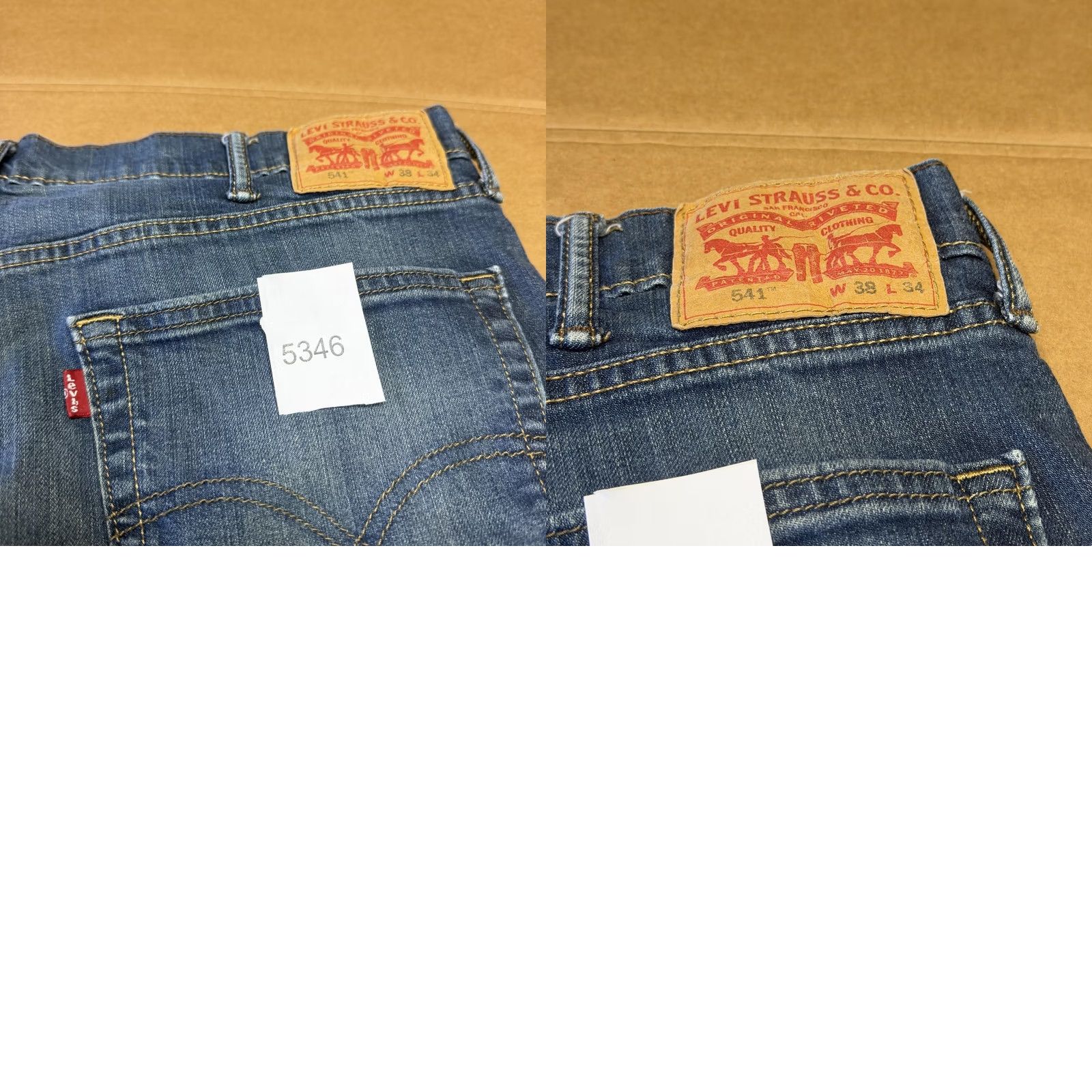 Levi's Levi's 541 Athletic Taper Jeans Mens 38x34 Medium Wash Blue Denim Size US 38 / EU 54 - 10 Thumbnail