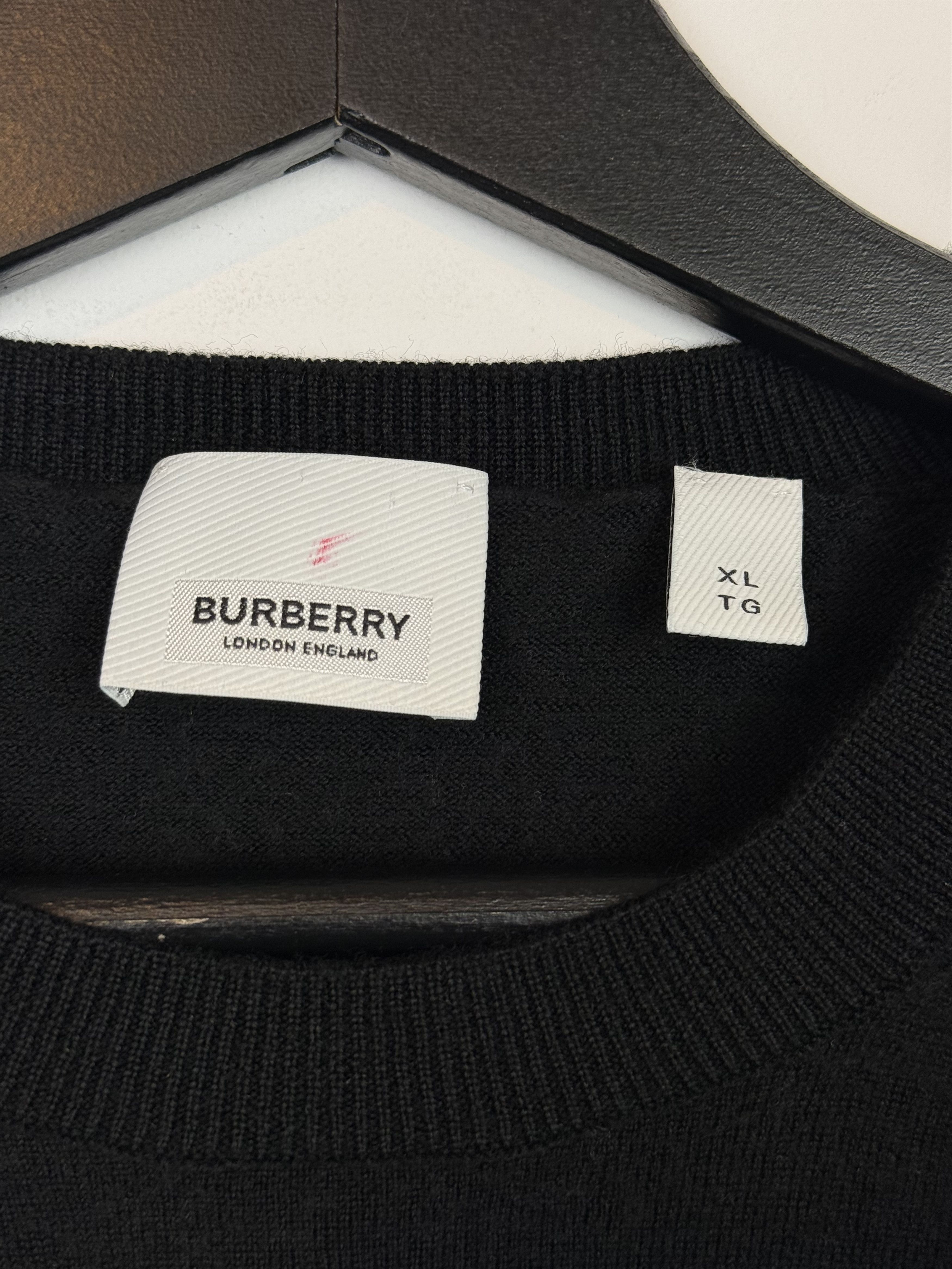 Burberry Burberry Wool Jumper Sweater Black Size XL Size US XL / EU 56 / 4 - 6 Thumbnail