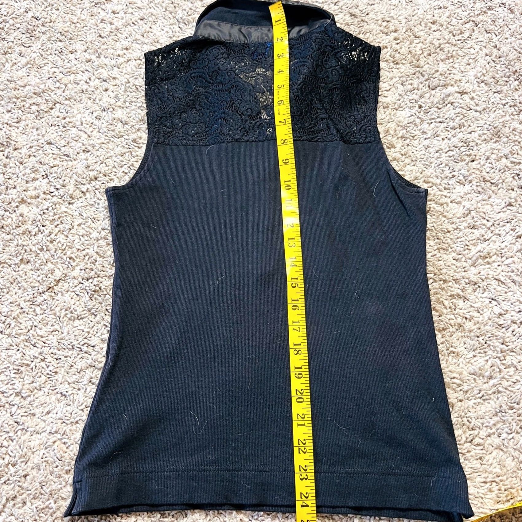 Vintage VINTAGE Daily Sports Womens Sleeveless Golf Shirt 1/4 Zip and Lace S Black Womens S Tank 90s Retro Golf Shirt Mens Womens Boys Girls Size S / US 4 / IT 40 - 3 Thumbnail