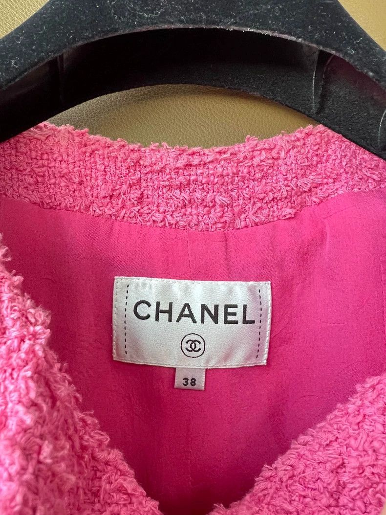 Chanel Chanel 22S spring and summer rose pink short braided vest Size XS / US 0-2 / IT 36-38 - 5 Thumbnail