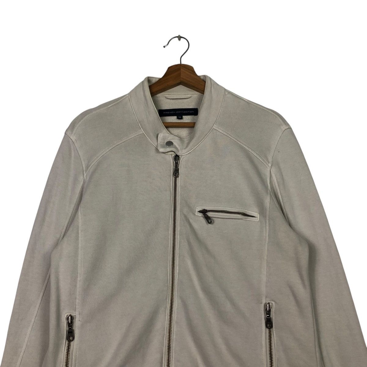 Issey Miyake 🔥VINTAGE CROPPED BIKER JACKET FRENCH CONNECTION BONDAGE Size US M / EU 48-50 / 2 - 3 Thumbnail