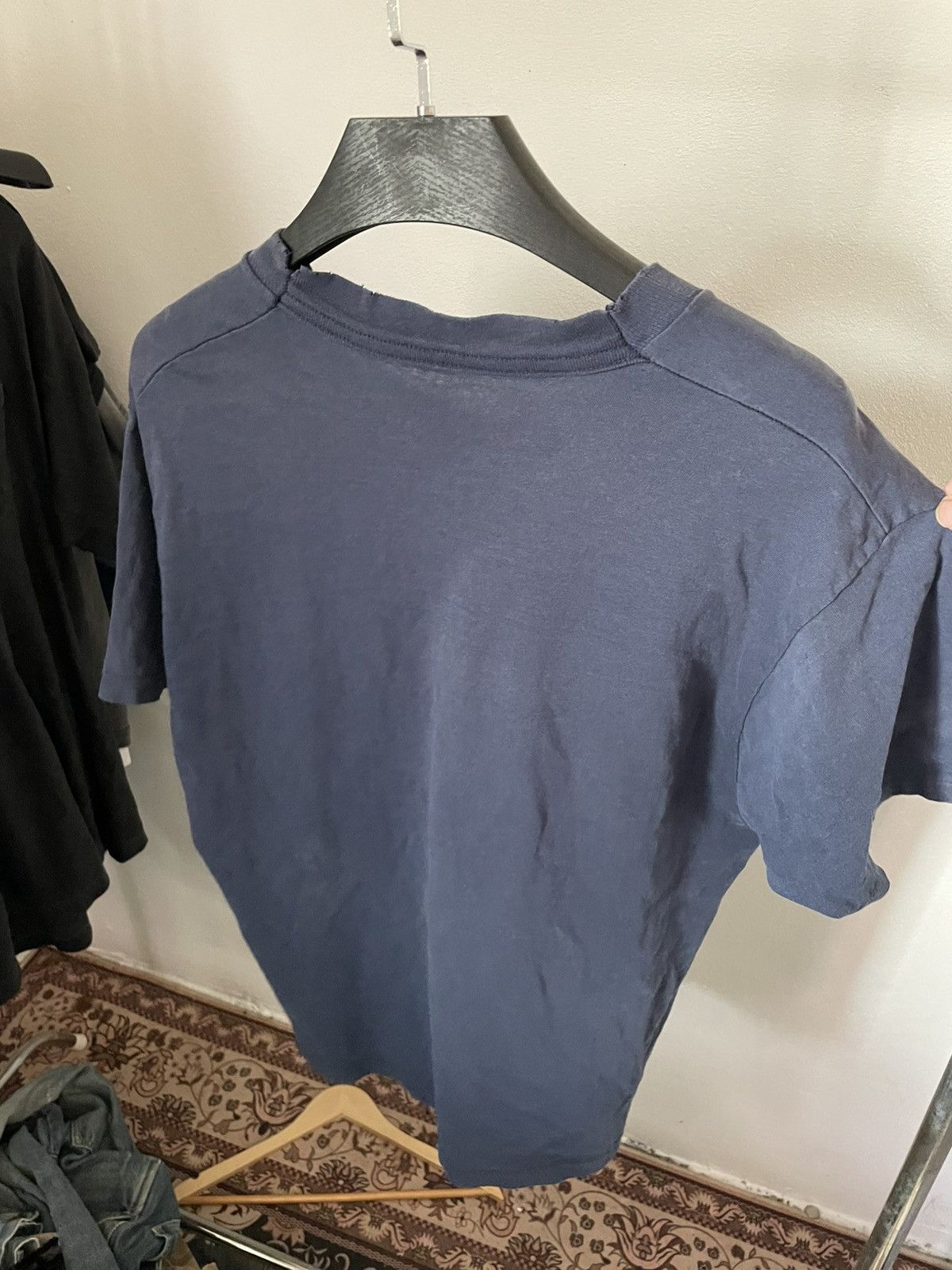 Vintage Vintage 90s Blank Pocket Tee – Natural Sun Fade Size US M / EU 48-50 / 2 - 3 Thumbnail