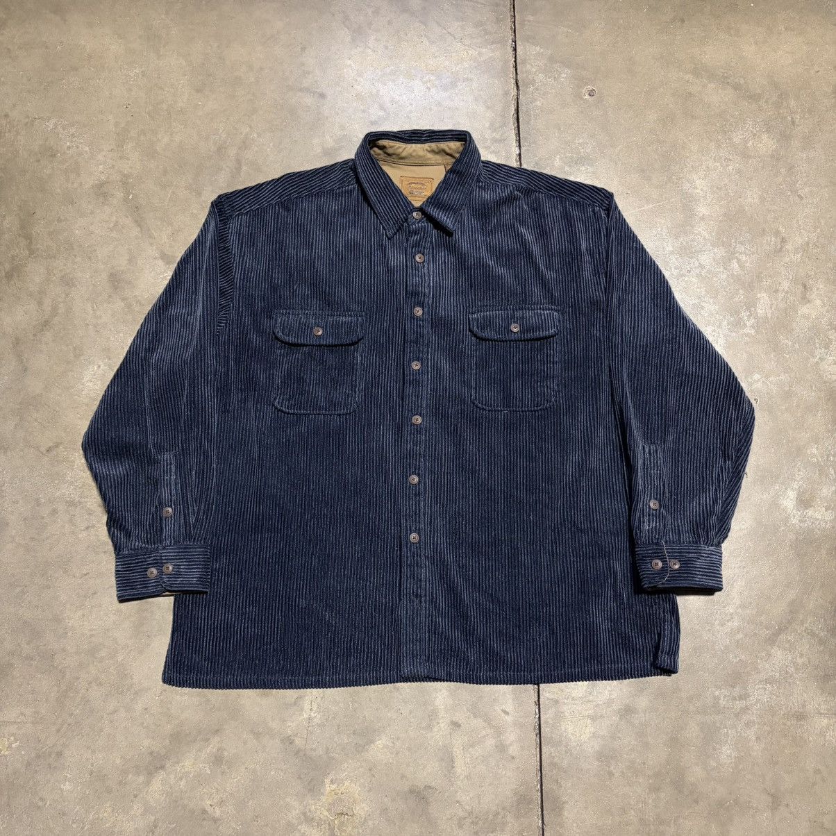 St. Johns Bay Vintage St Johns Bay Corduroy Button Up Shirt Fisherman NWT Size US XL / EU 56 / 4 - 1 Thumbnail