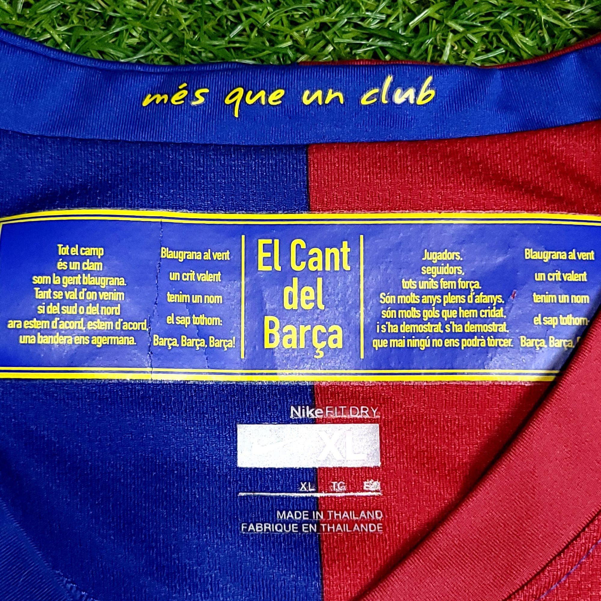 Nike Messi Barcelona TREBLE 2008 2009 Soccer Jersey XL Size US XL / EU 56 / 4 - 5 Thumbnail