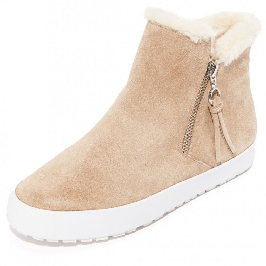 Rebecca Minkoff Rebecca Minkoff Shelly Sherpa cowhide leather tan boots 7 Size US 7 / IT 37 - 2 Thumbnail