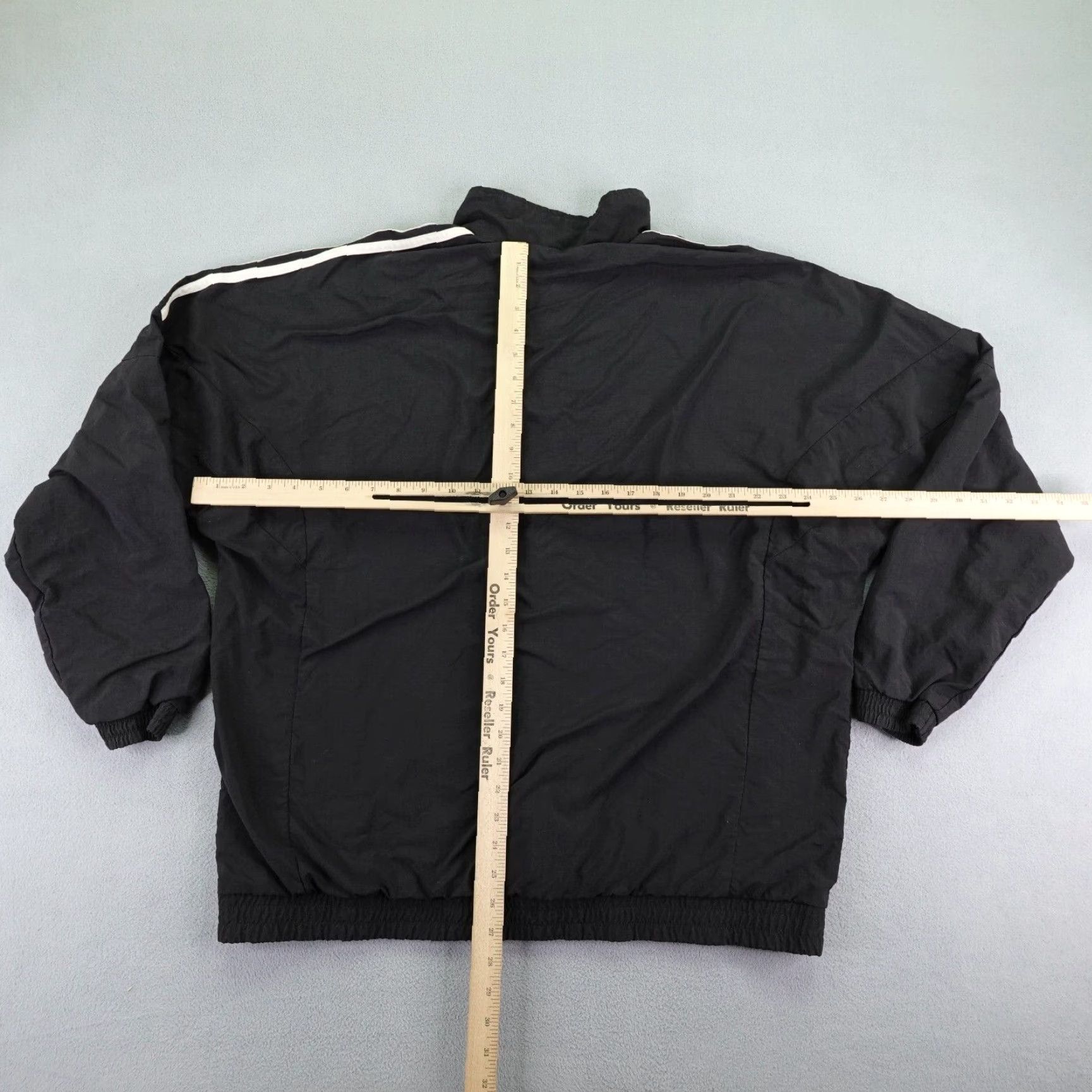 Adidas Adidas Jacket Track Coat Windbreaker Soccer Black 2XL XXL Mens Trefoil Size US XXL / EU 58 / 5 - 7 Thumbnail