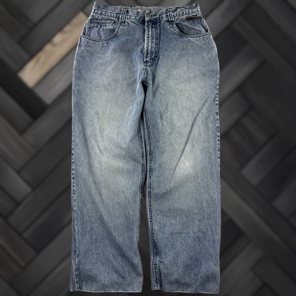 No Fear VINTAGE No Fear Evolution Jeans 30x28 Relaxed Regular Denim Blue 90s 5-Pocket Mens Jeans Size US 30 / EU 46 - 1 Thumbnail