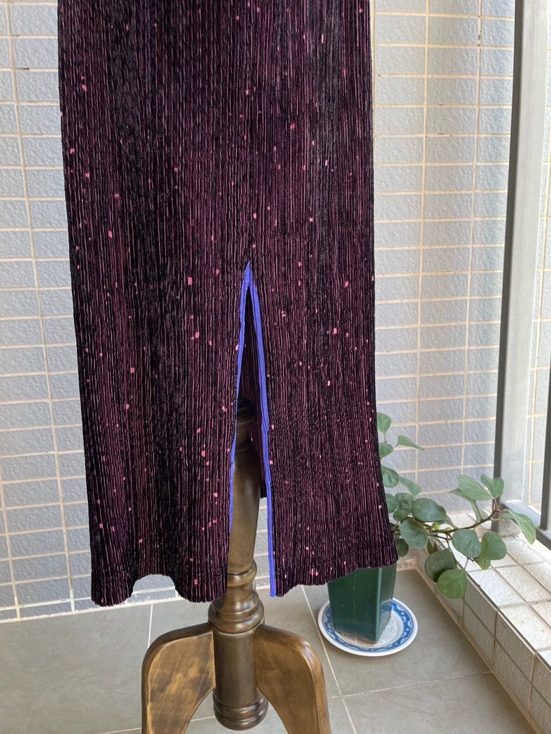 Issey Miyake Issey Miyake size:2 Deep purple velvet pleated cardigan Size XS / US 0-2 / IT 36-38 - 5 Thumbnail
