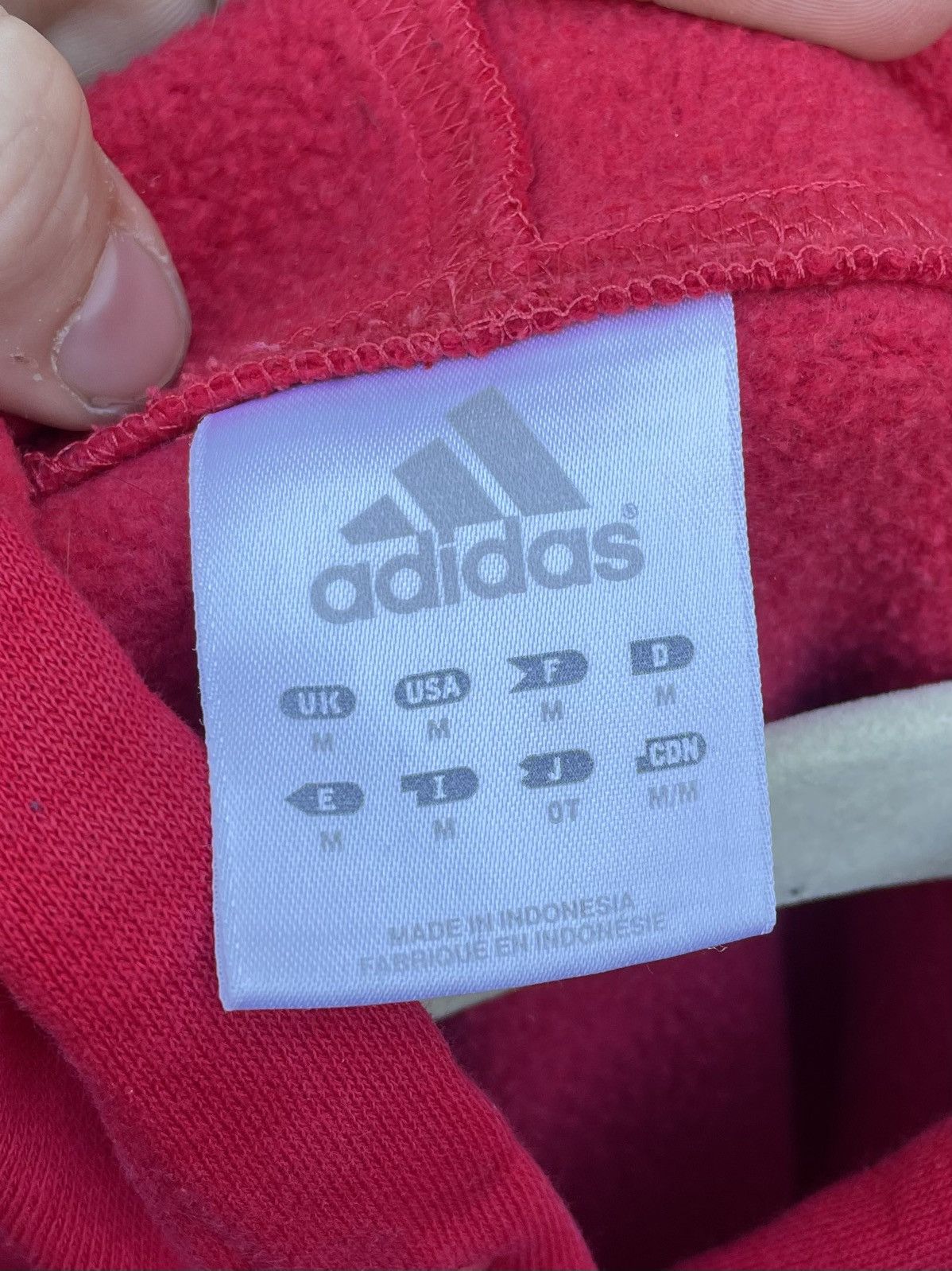 Adidas Vintage Y2k Adidas Big Logo Embroidered Pullover Hoodie Size US M / EU 48-50 / 2 - 2 Thumbnail