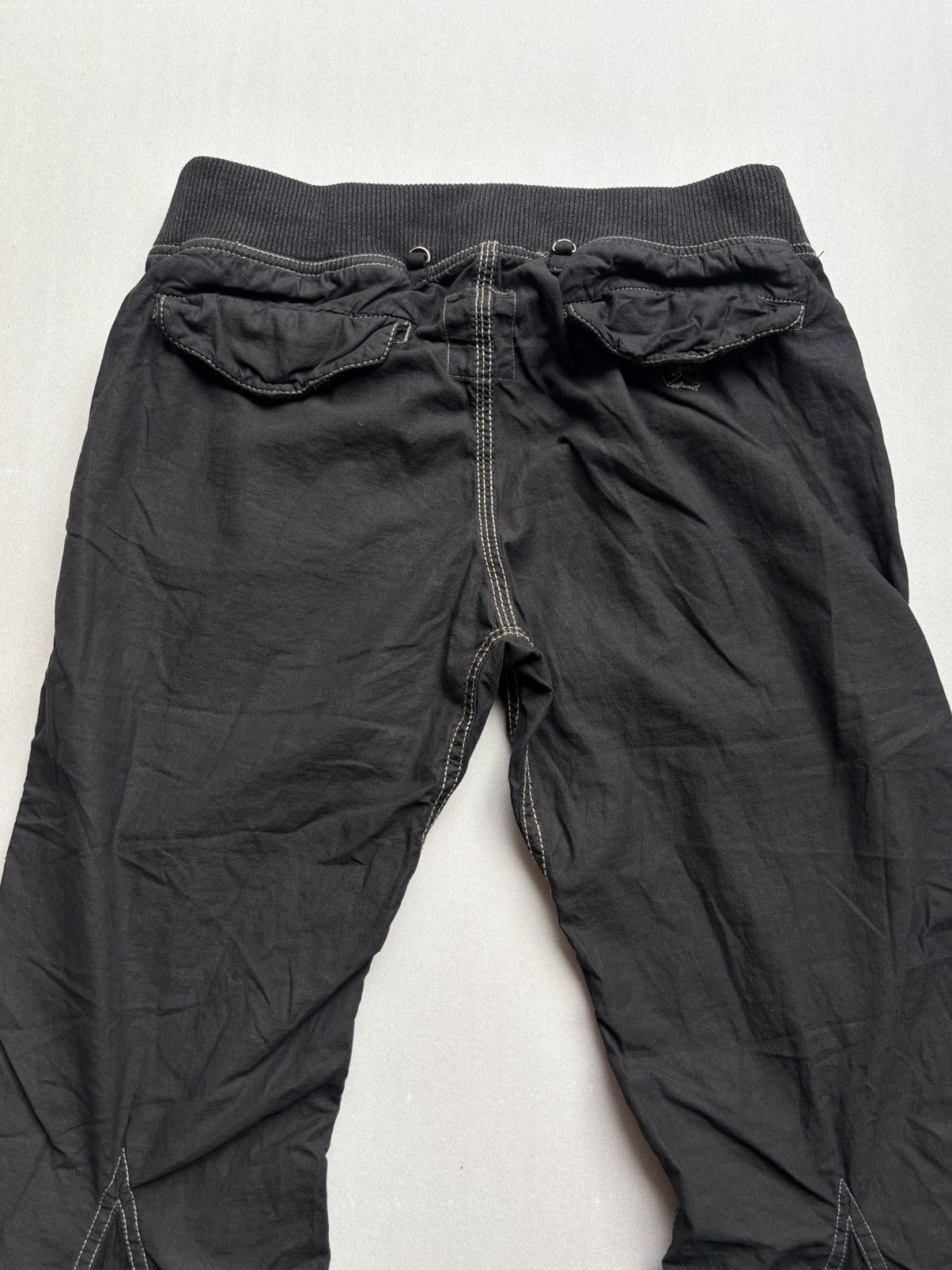If Six Was Nine GOA drawstring flare pants - dyed black Size US 28 / EU 44 - 6 Thumbnail