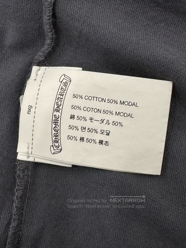Chrome Hearts CHROME HEARTS Size L Grey horseshoe T-bar short-sleeved shi Size US L / EU 52-54 / 3 - 8 Thumbnail