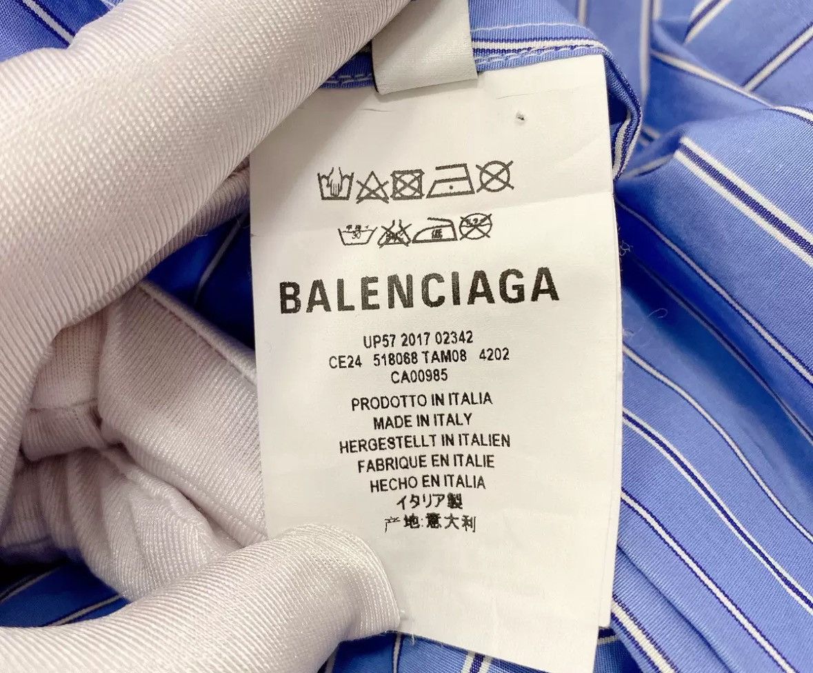Balenciaga BALENCIAGA long vertical stripe shirt2412-Nextarrow Size US S / EU 44-46 / 1 - 9 Thumbnail