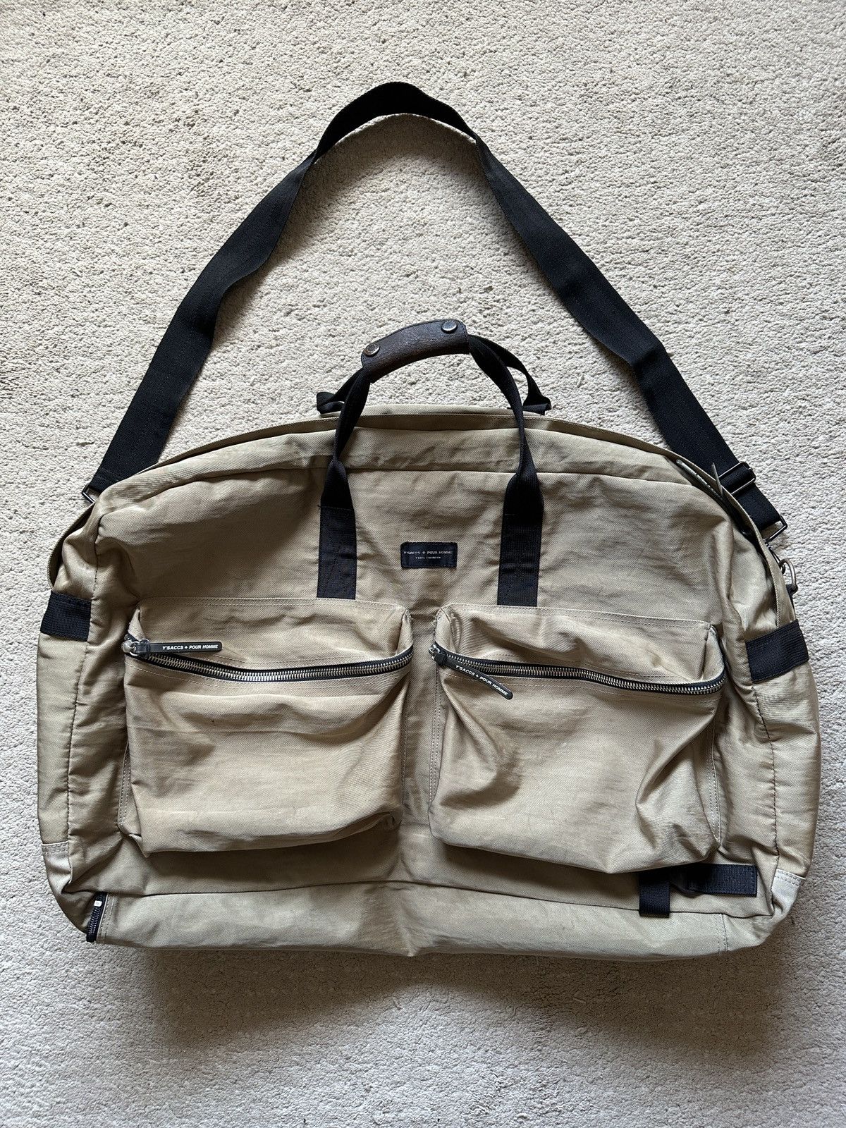 Yohji Yamamoto 1990s YSACCS POUR HOMME YOHJI YAMAMOTO Nylon Duffle Bag Size ONE SIZE - 1 Thumbnail