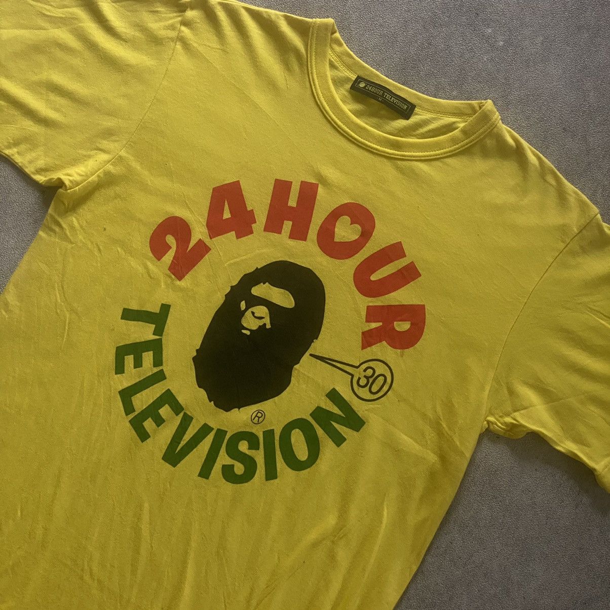 Bape 24 Hour Television X Bape Shirt Size US S / EU 44-46 / 1 - 2 Thumbnail