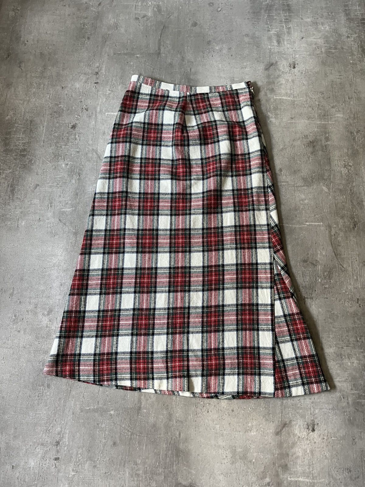 Yohji Yamamoto Y's Yohji Yamamoto wool checke skirt multicolor Size 28" / US 6 / IT 42 - 6 Thumbnail