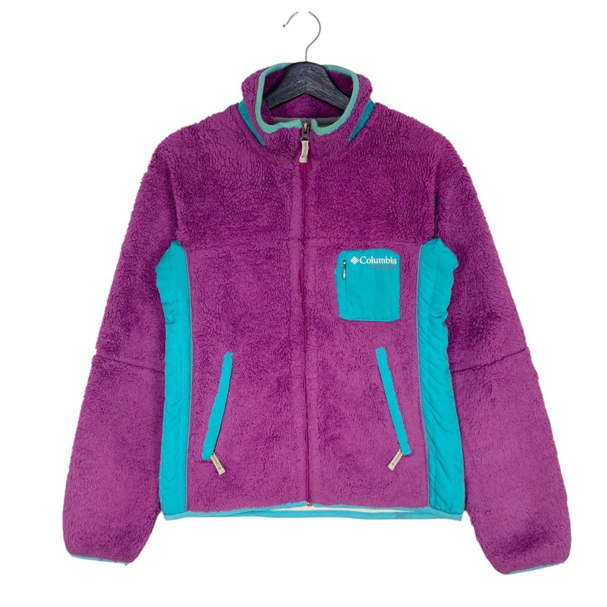Columbia Vintage Columbia Fleece Sherpa Jacket Women Outdoor Jacket Size S / US 4 / IT 40 - 1 Thumbnail