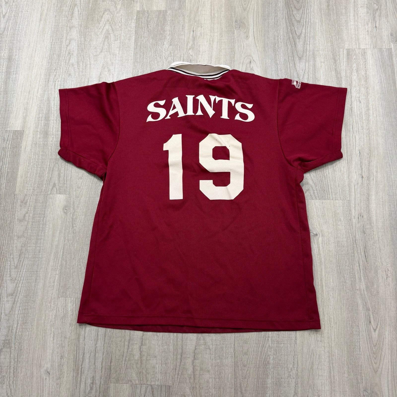 Vintage Vintage Dynamic Soccer Collared Jersey Medium Red White 90s Size US M / EU 48-50 / 2 - 7 Thumbnail
