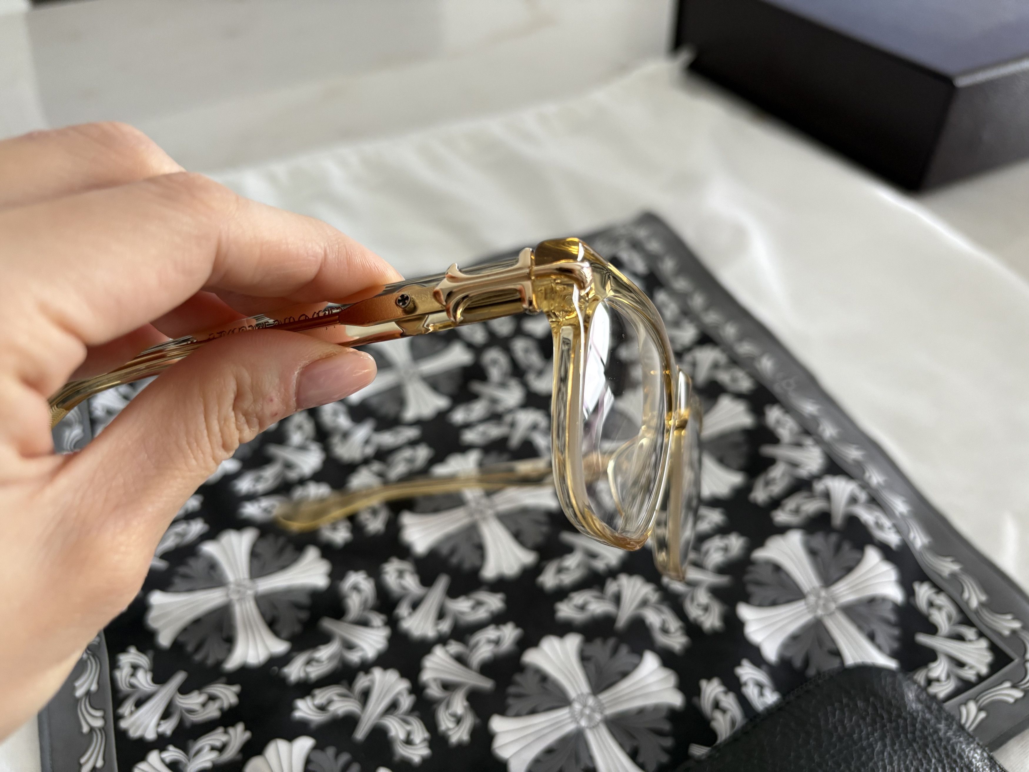 Chrome Hearts SLID'N3 (E53-mellow-lens) Size ONE SIZE - 7 Thumbnail