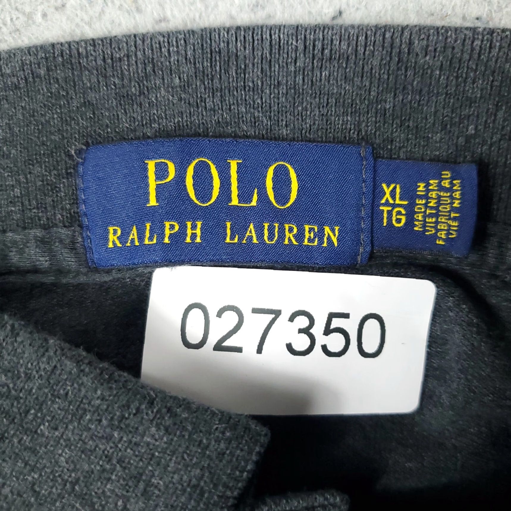 Ralph Lauren Ralph Lauren Polo Shirt Adult XL Gray Casual Short Sleeve Regular Fit Mens Size US XL / EU 56 / 4 - 8 Thumbnail