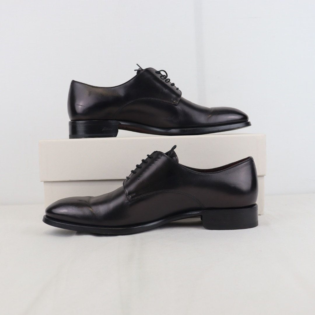 Brioni o1rshd1 Leather Shoe in Black Size US 11 / EU 44 - 1 Thumbnail