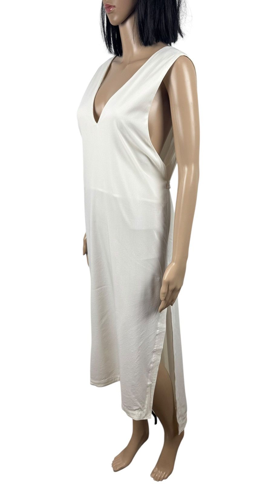 Isabel Benenato Isabel Benenato Maxi Dress Viscose-Wool V-Neck size 38 Size XS / US 0-2 / IT 36-38 - 4 Thumbnail