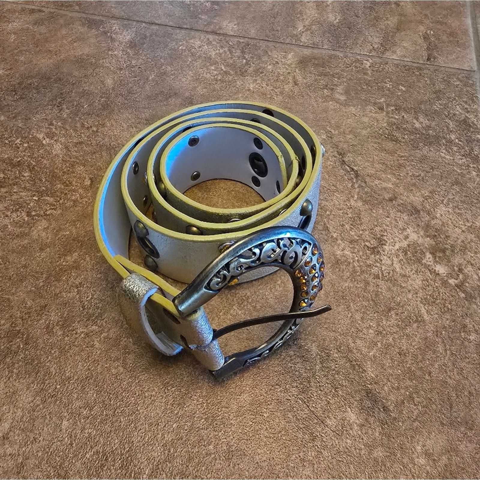 Other Gold Diamond Detailed 40 Belt Size ONE SIZE - 2 Thumbnail
