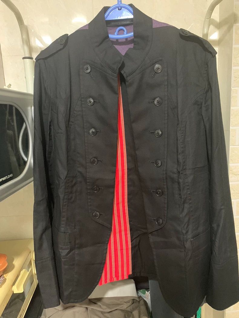 Yohji Yamamoto Yohji Yamamoto Spring/Summer 2012 Patchwork Napoleon Jacke Size US M / EU 48-50 / 2 - 2 Thumbnail