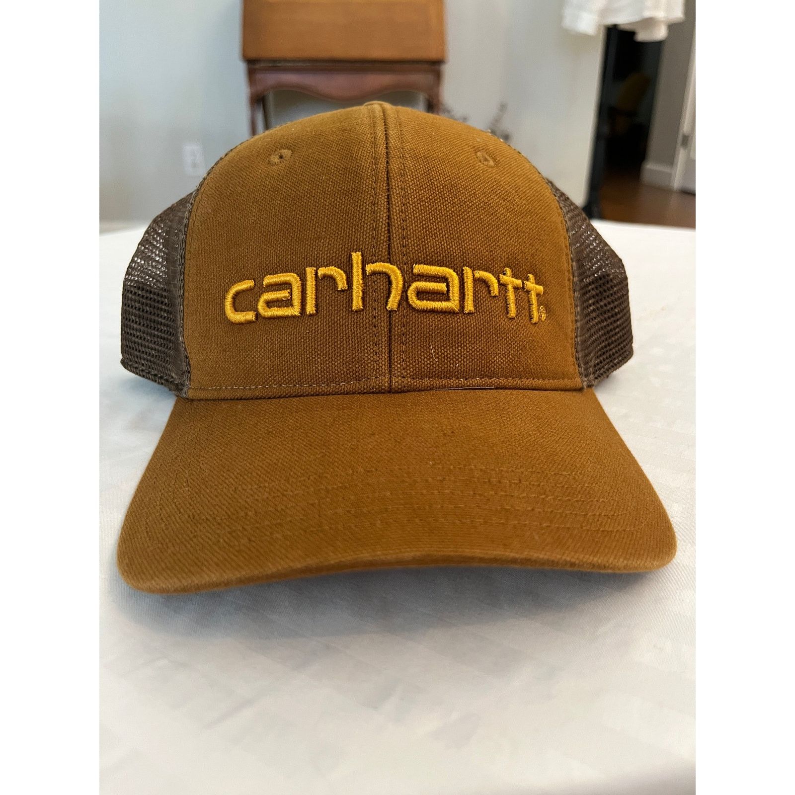 Carhartt Carhartt Buffalo Mesh Back Trucker Hat Brown 100286 Size ONE SIZE - 1 Thumbnail