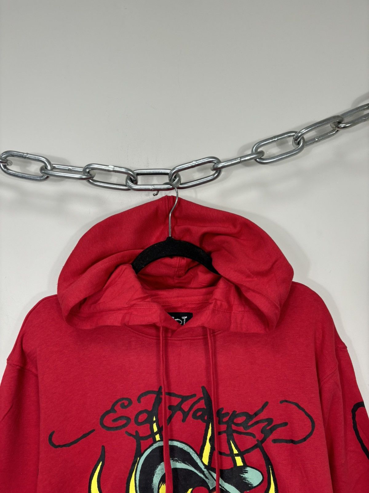 Christian Audigier Ed Hardy Y2K Skull Snake In Fire Big Logo NEW Hype Hoodie Size US M / EU 48-50 / 2 - 4 Thumbnail