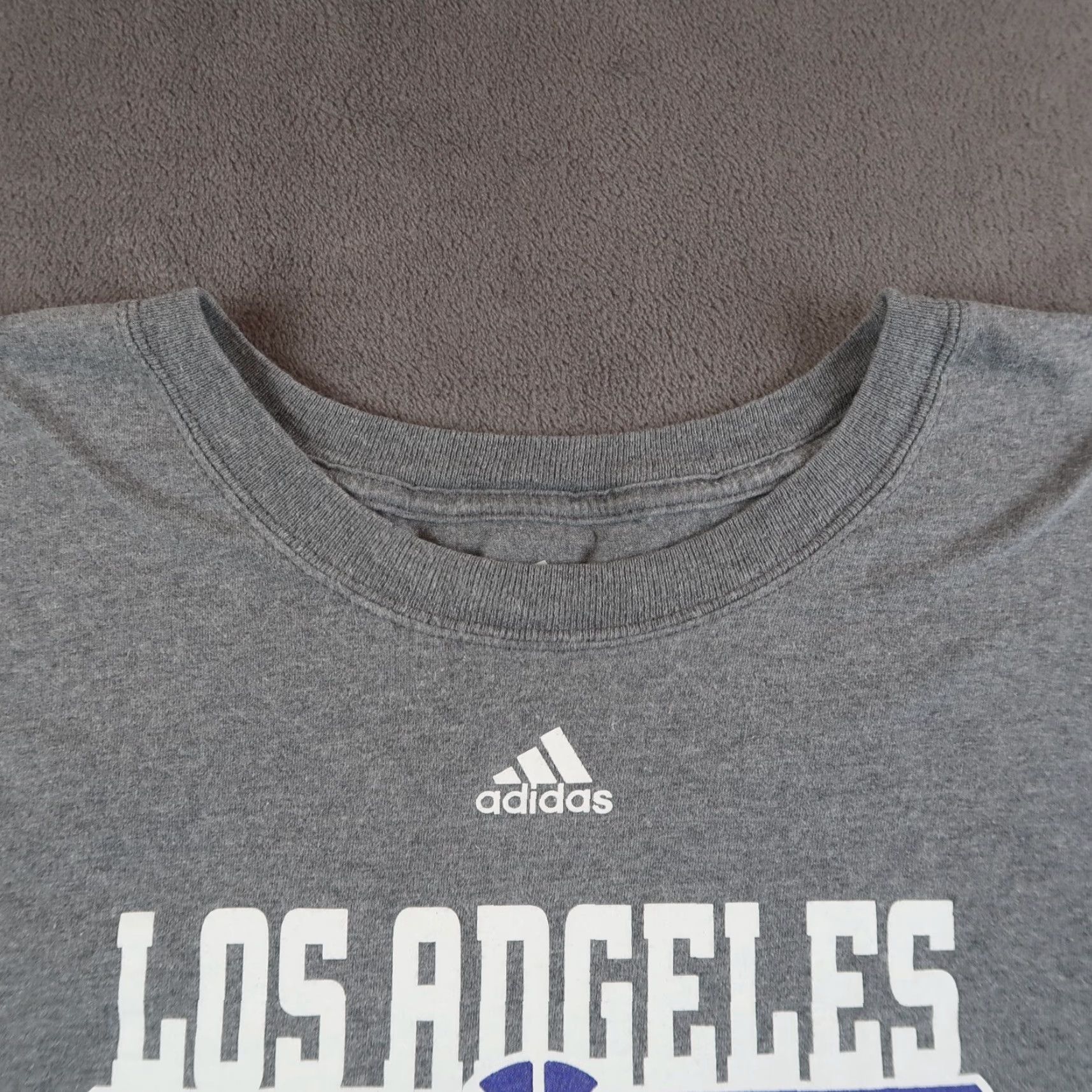 Adidas Adidas Los Angeles Lakers T Shirt Men 2XL Gray Basketball Kobe Graphic Print Crew Neck Shirt Size US XXL / EU 58 / 5 - 7 Thumbnail