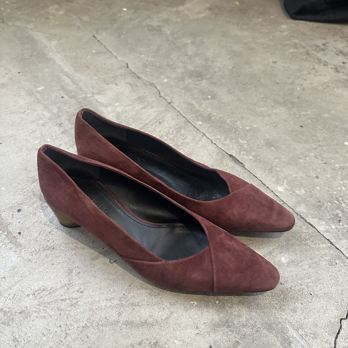 Jil Sander Jil Sander by raf simons Suede Flats Heels Loafers Ballet Size US 8.5 / IT 38.5 - 7 Thumbnail