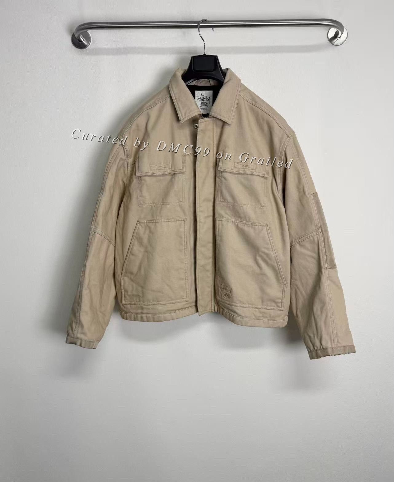 Stussy Stussy 25FW Embroidered Logo Cargo Jacket Size US L / EU 52-54 / 3 - 1 Thumbnail