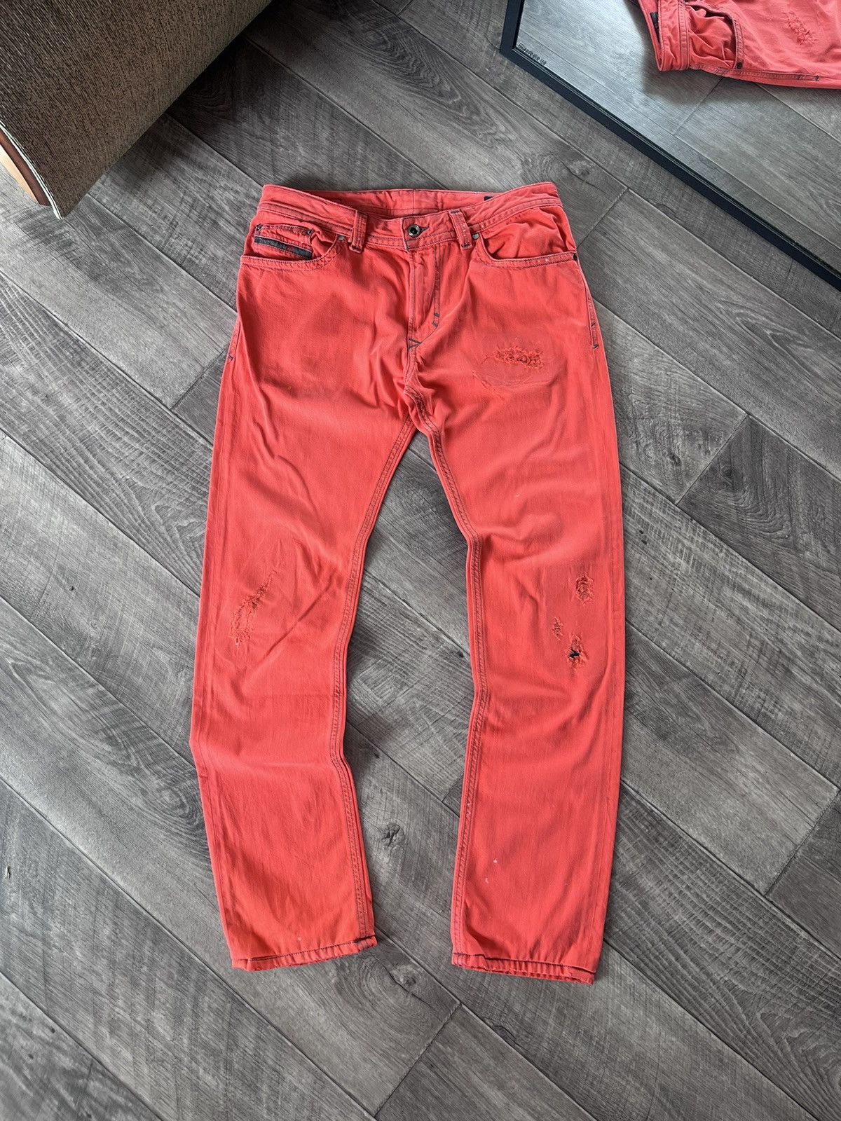 Rare Diesel D.N.A. S/S 2016 THAVAR Slim Skinny Distressed