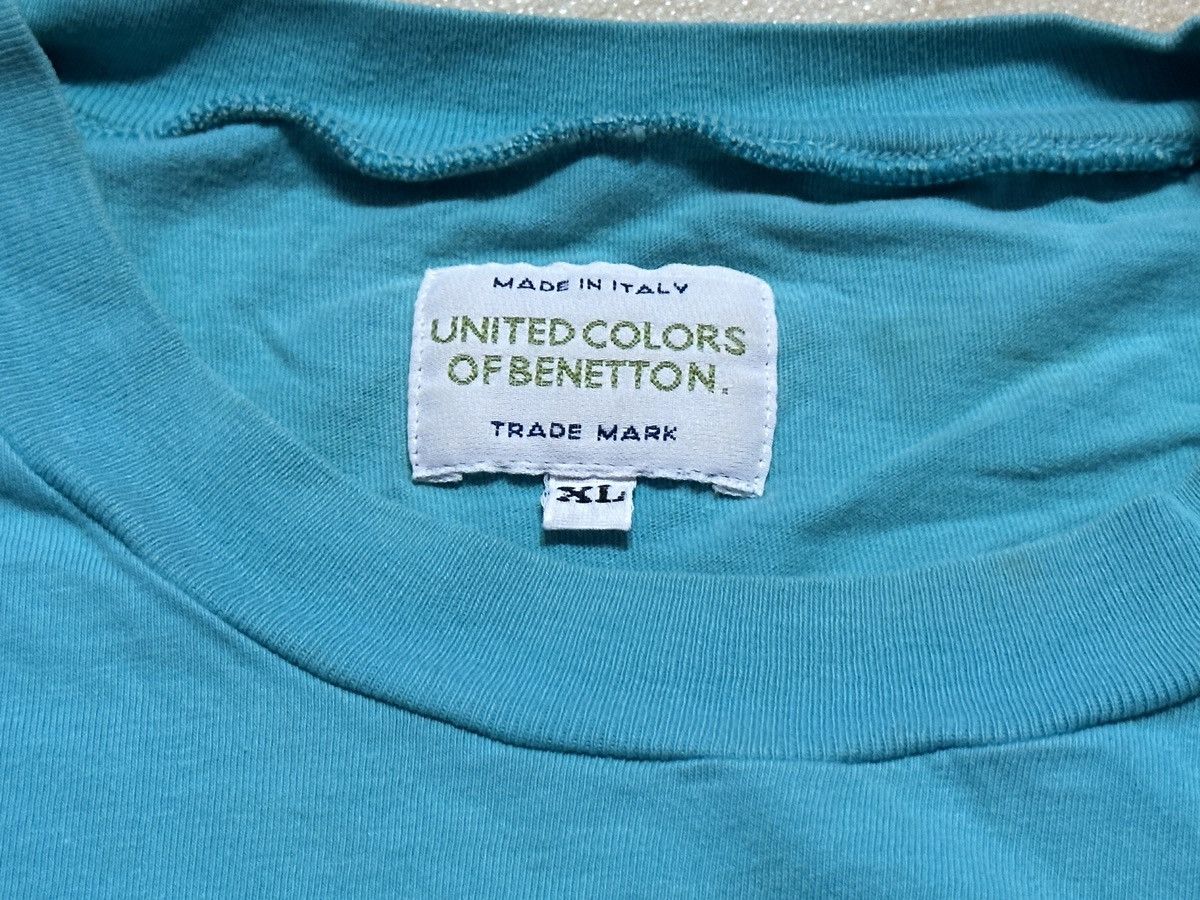 Benetton × United Colors Of Benetton 🌈 Benetton Colourfull Spellout Simple Style Tee Size US XL / EU 56 / 4 - 8 Thumbnail