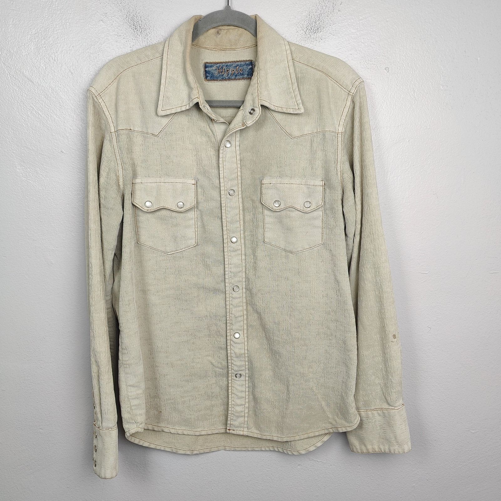 Other Vintage Hippie Corduroy Pearl Snap Shirt Mens Medium Size US M / EU 48-50 / 2 - 1 Thumbnail