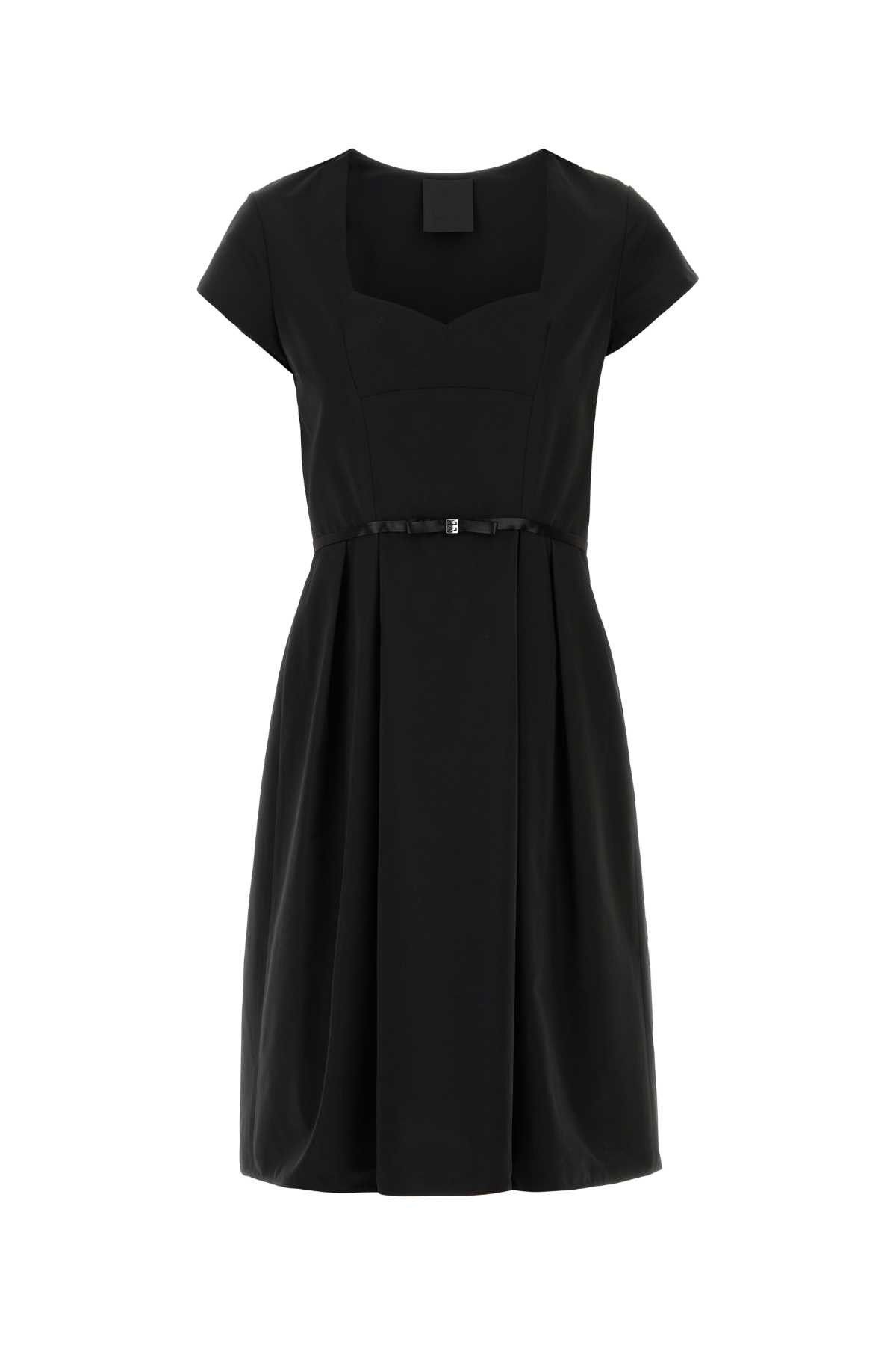 Givenchy Black Taffetas Mini Dress Size M / US 6-8 / IT 42-44 - 1 Thumbnail