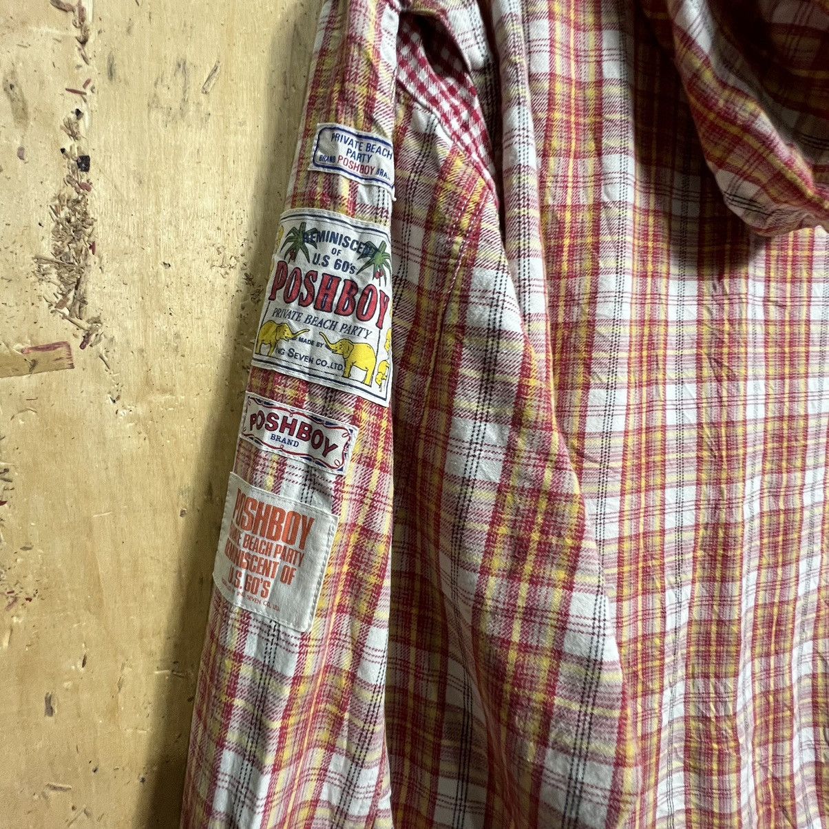 Japanese Brand × Vintage Posh Boy Patchwork Hoddie zipper Design Size US L / EU 52-54 / 3 - 7 Thumbnail
