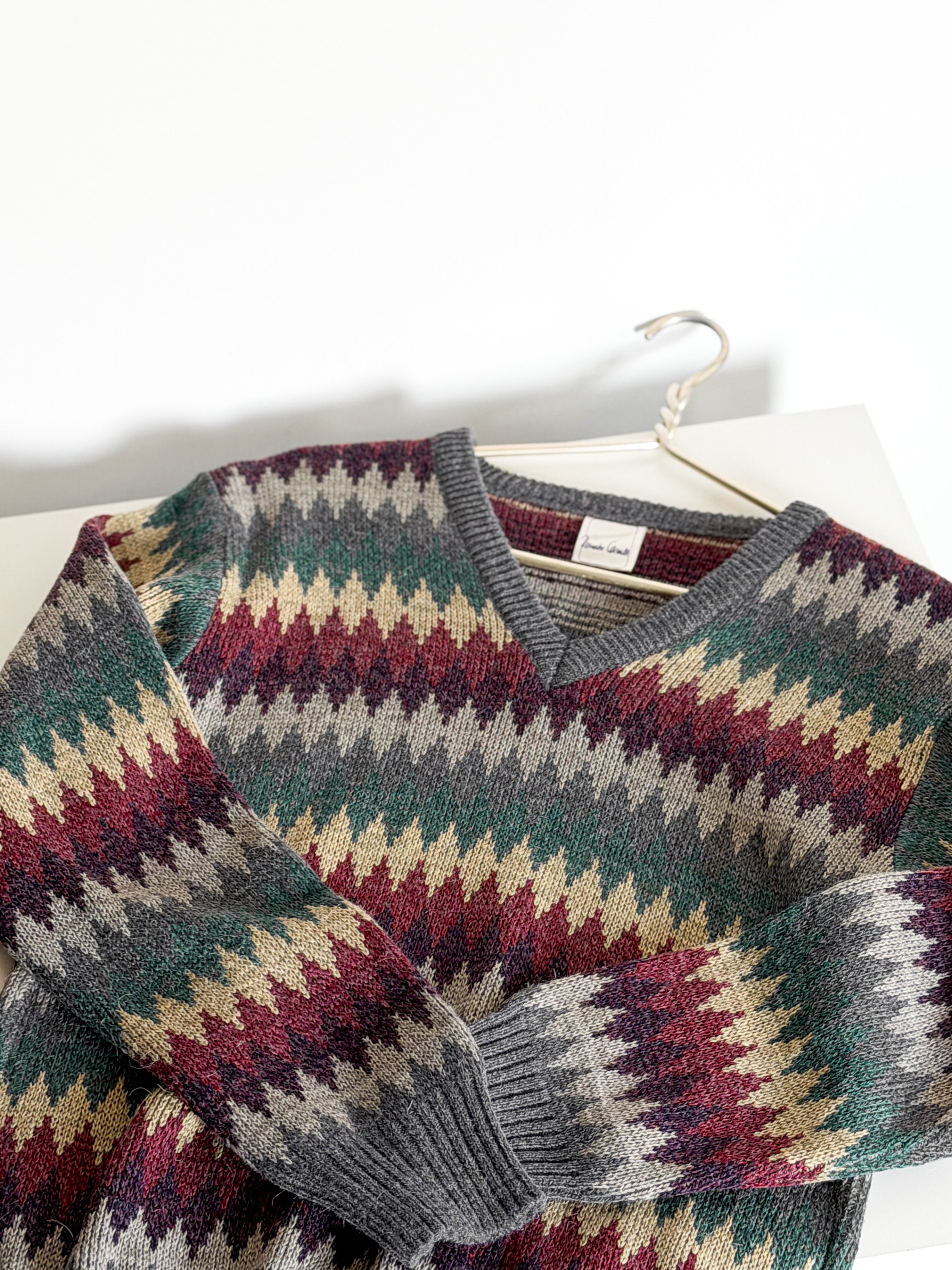 Vintage Renato Cavalli Vintage Men’s Sweater Size US S / EU 44-46 / 1 - 5 Thumbnail