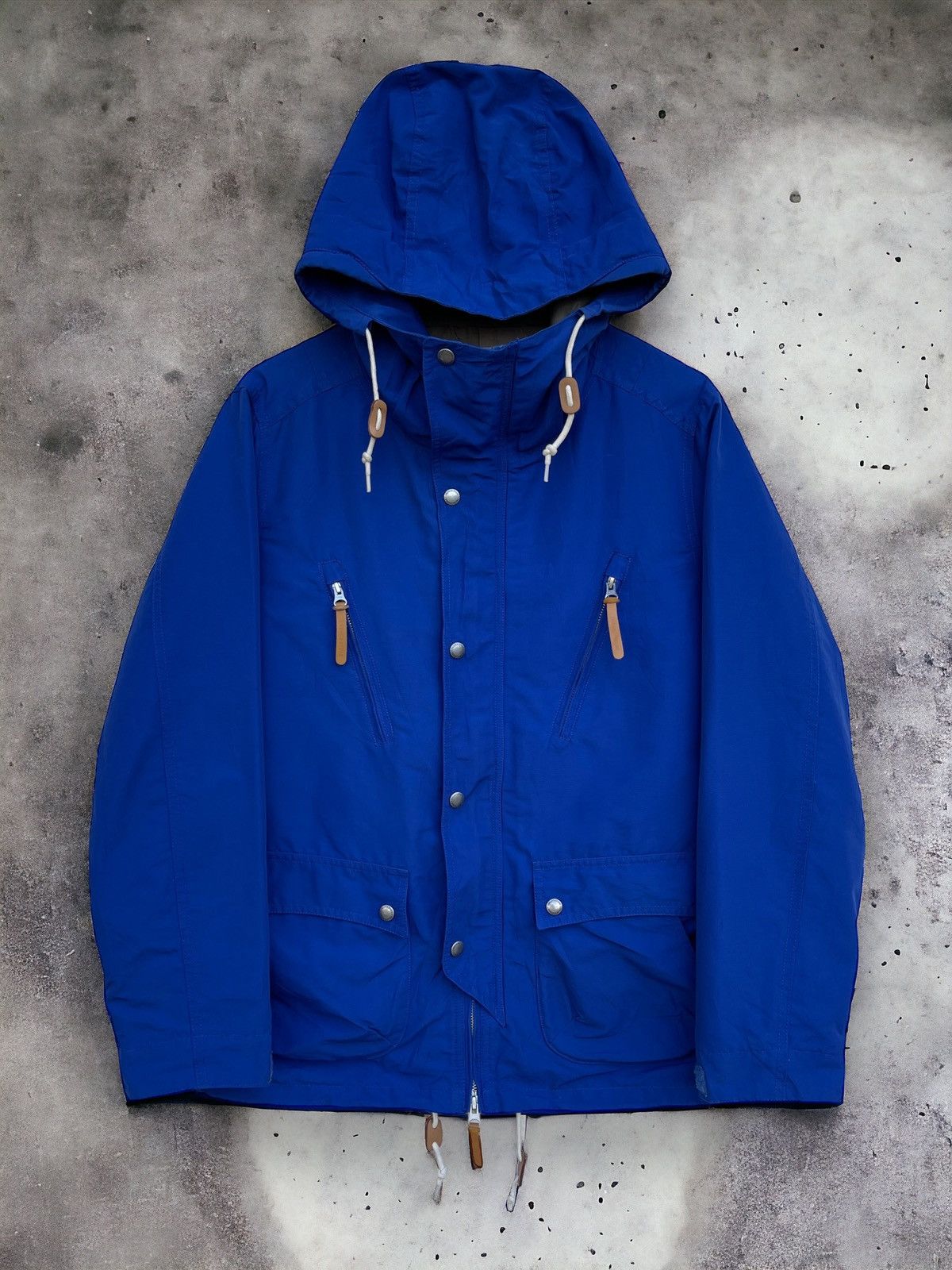 image of Outdoor Style Go Out Freak's Store 65/35 Mountain Parka Hoodie Jacket in Blue, Men's (Size Medium)